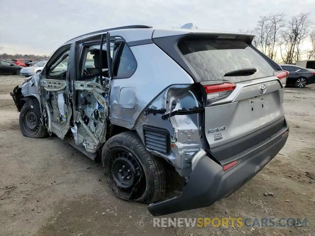 2 Photograph of a damaged car 2T3H1RFV9LC033975 TOYOTA RAV4 2020