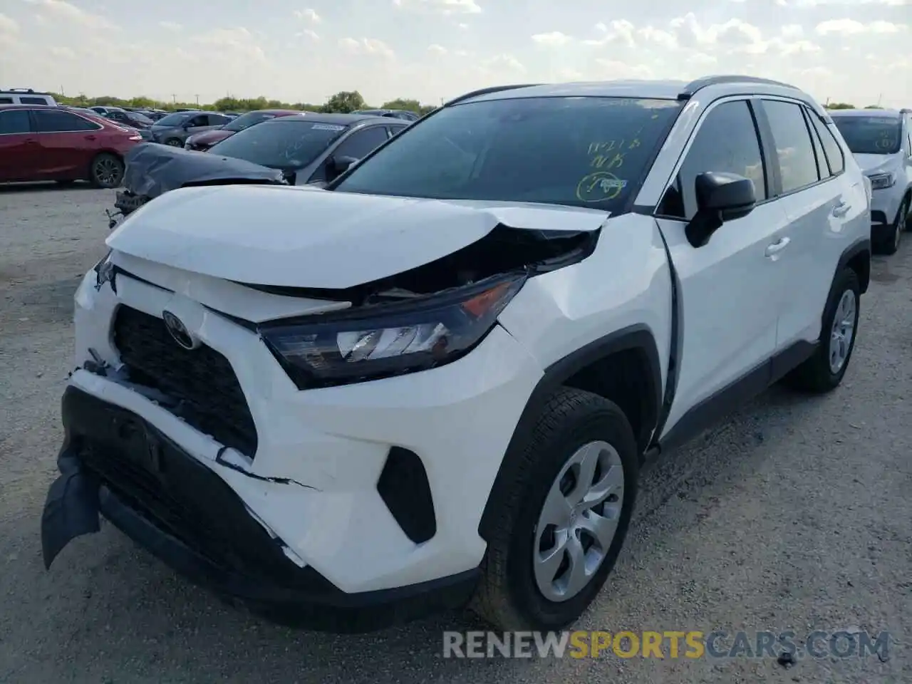 2 Photograph of a damaged car 2T3H1RFV9LC040845 TOYOTA RAV4 2020