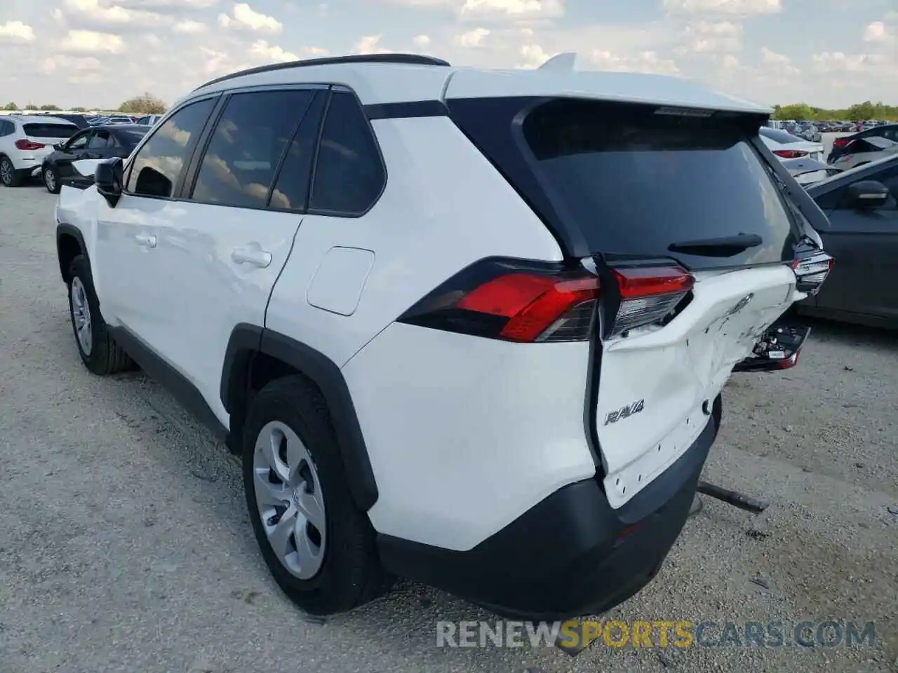 3 Photograph of a damaged car 2T3H1RFV9LC040845 TOYOTA RAV4 2020