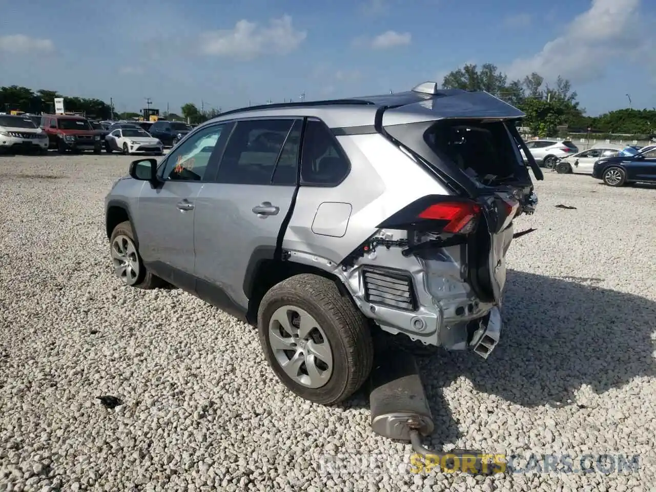 3 Photograph of a damaged car 2T3H1RFV9LC062294 TOYOTA RAV4 2020