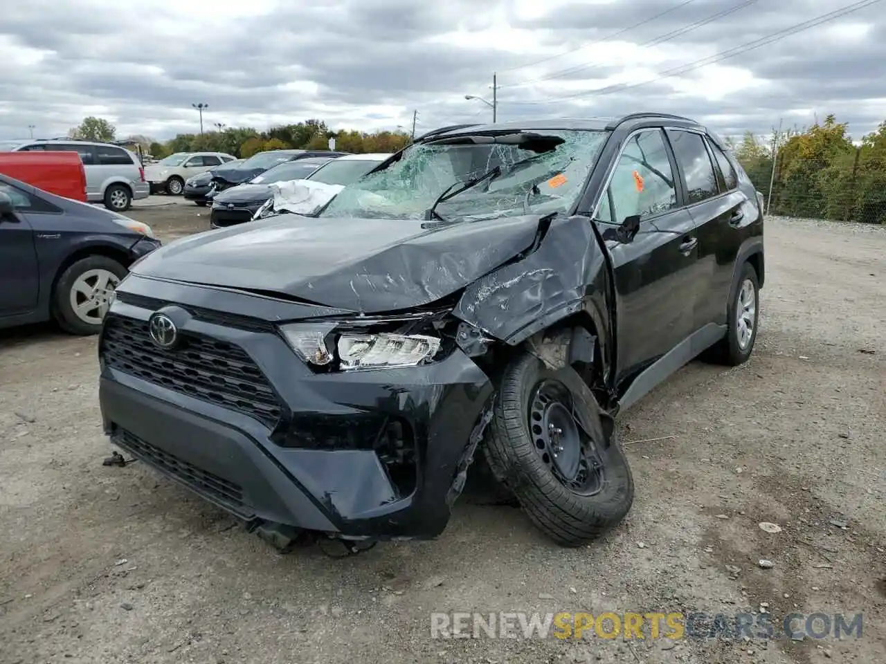 2 Photograph of a damaged car 2T3H1RFV9LC082917 TOYOTA RAV4 2020