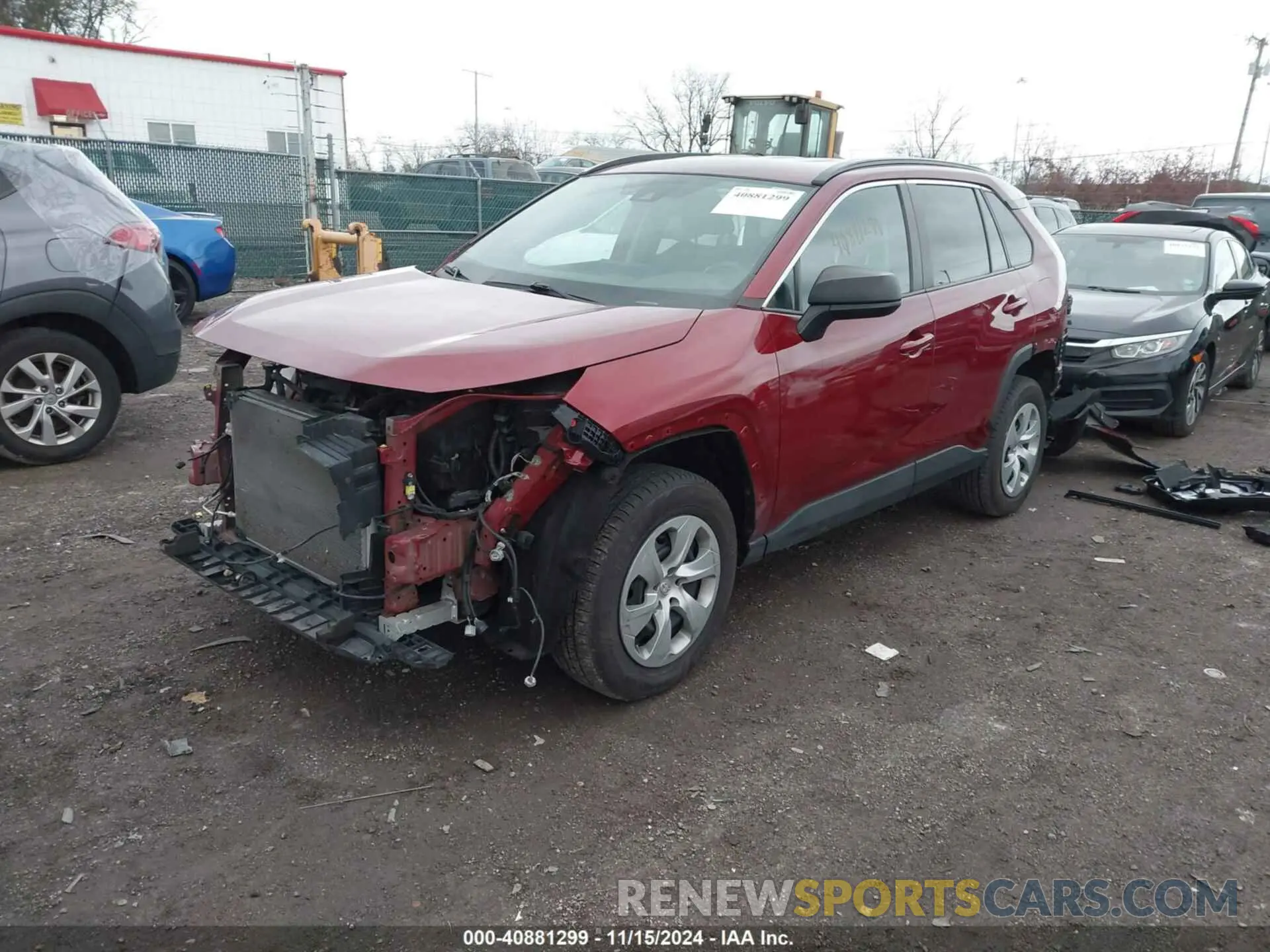 2 Photograph of a damaged car 2T3H1RFV9LW067526 TOYOTA RAV4 2020