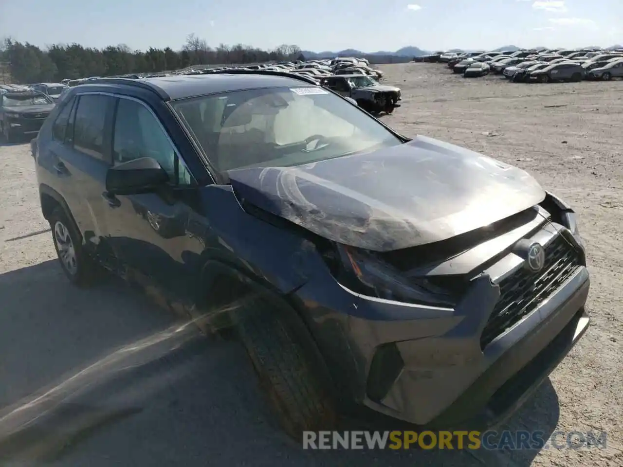 1 Photograph of a damaged car 2T3H1RFVXLC034567 TOYOTA RAV4 2020