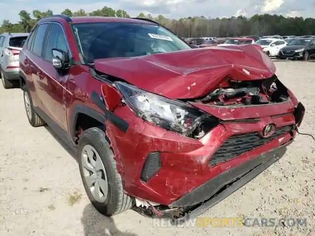 1 Photograph of a damaged car 2T3H1RFVXLC039123 TOYOTA RAV4 2020