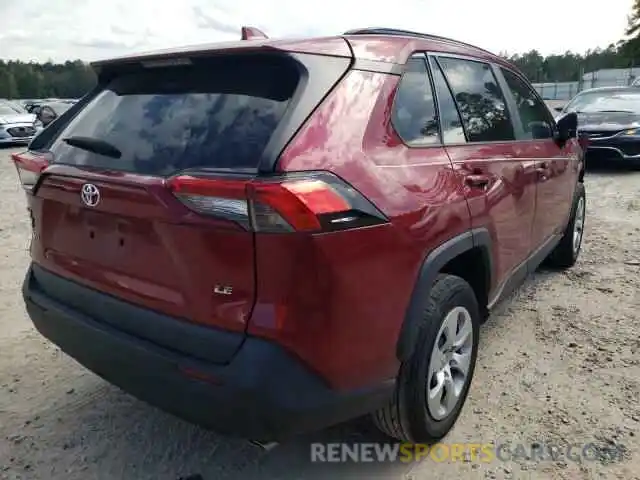 4 Photograph of a damaged car 2T3H1RFVXLC039123 TOYOTA RAV4 2020