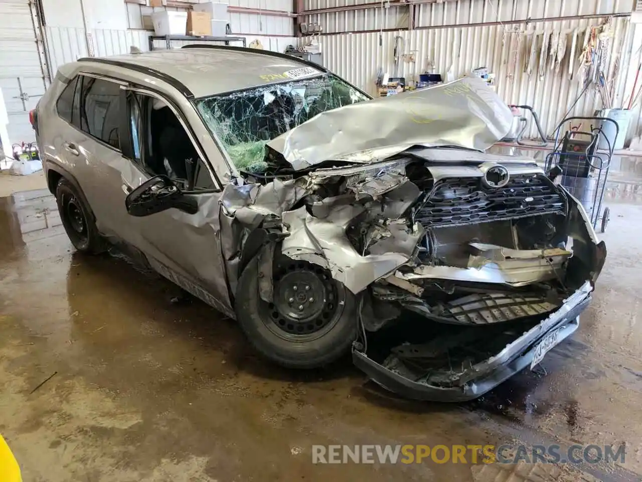 1 Photograph of a damaged car 2T3H1RFVXLC043477 TOYOTA RAV4 2020