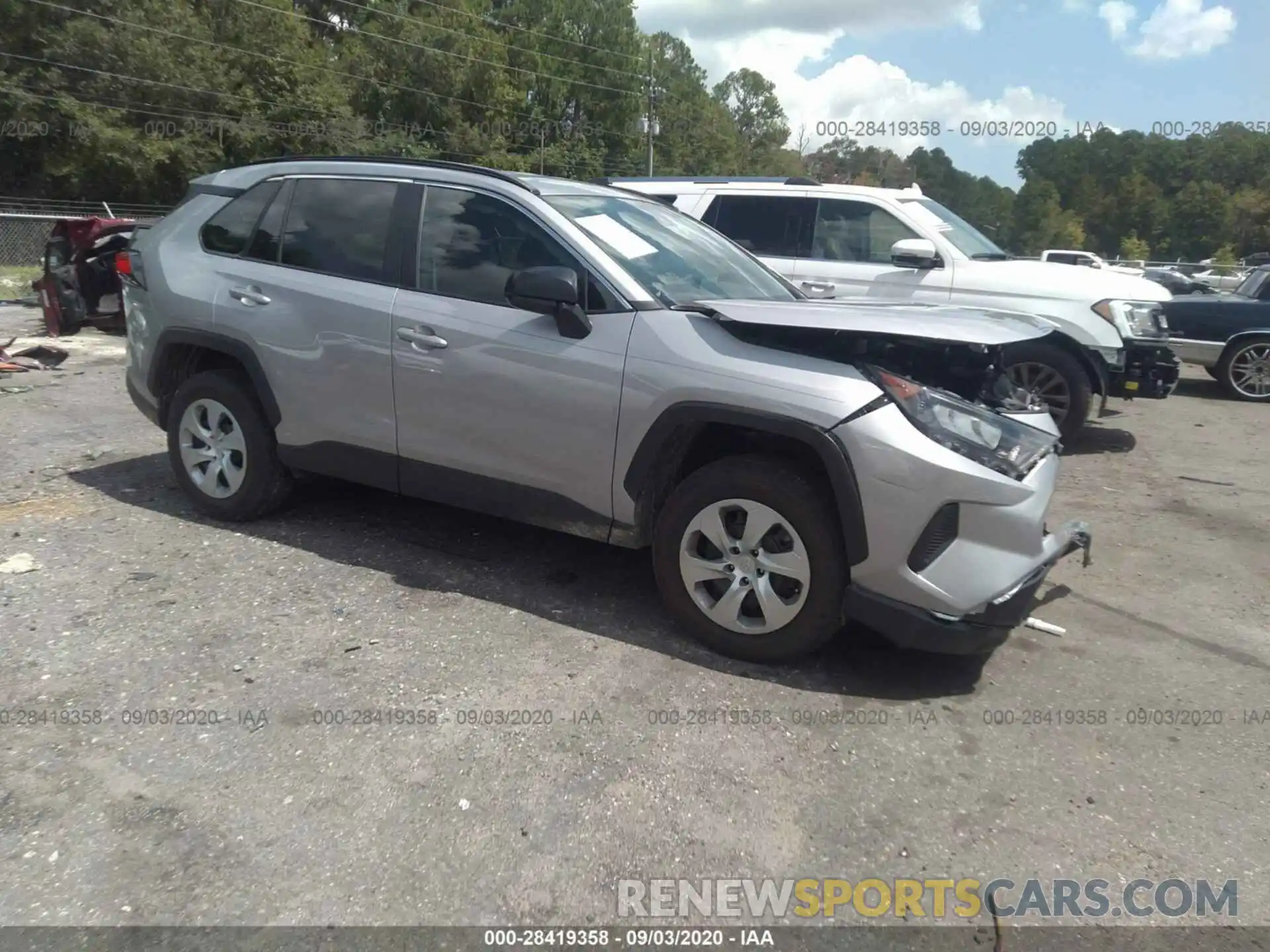 1 Photograph of a damaged car 2T3H1RFVXLC044564 TOYOTA RAV4 2020