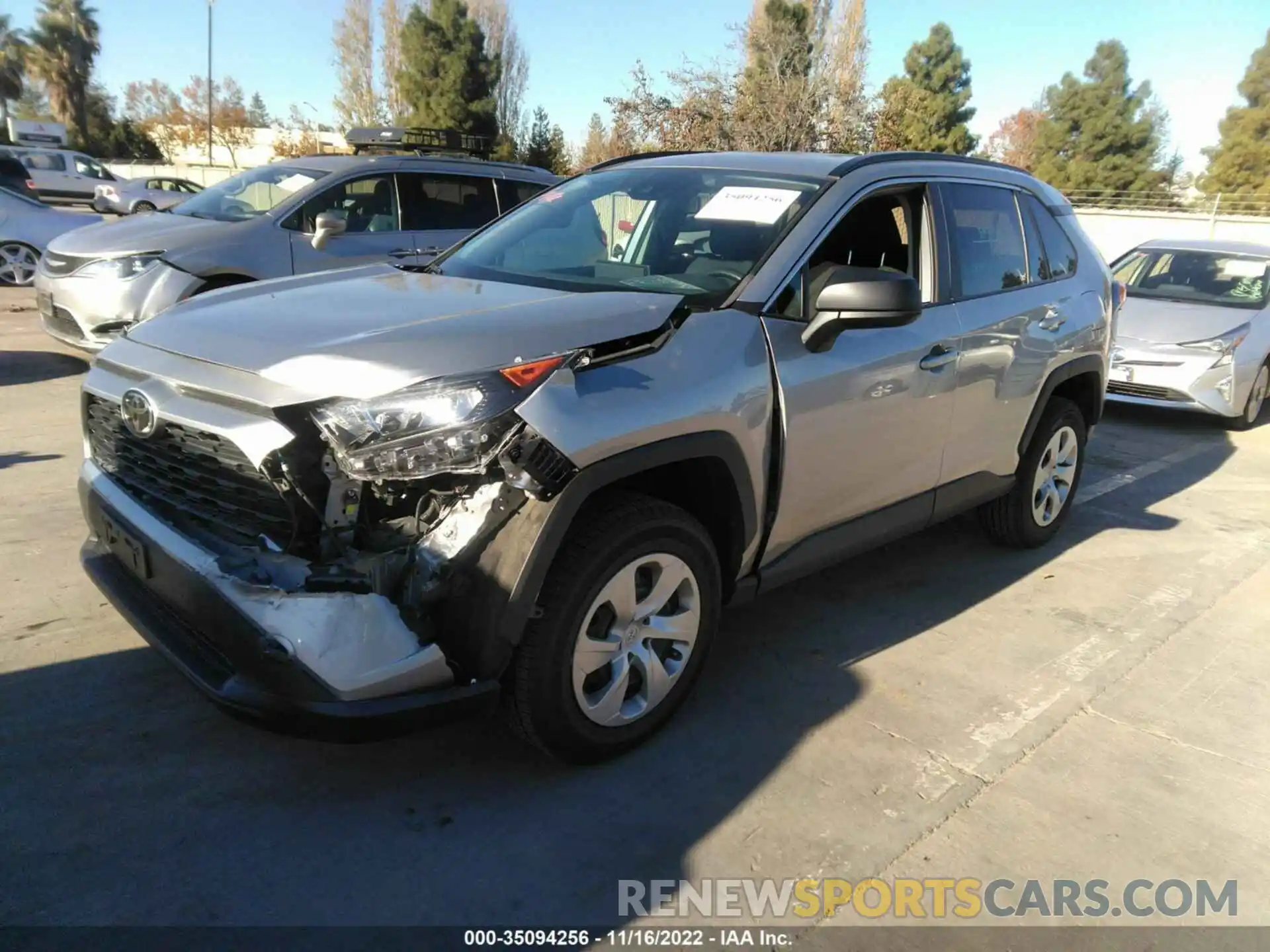 2 Photograph of a damaged car 2T3H1RFVXLC058688 TOYOTA RAV4 2020