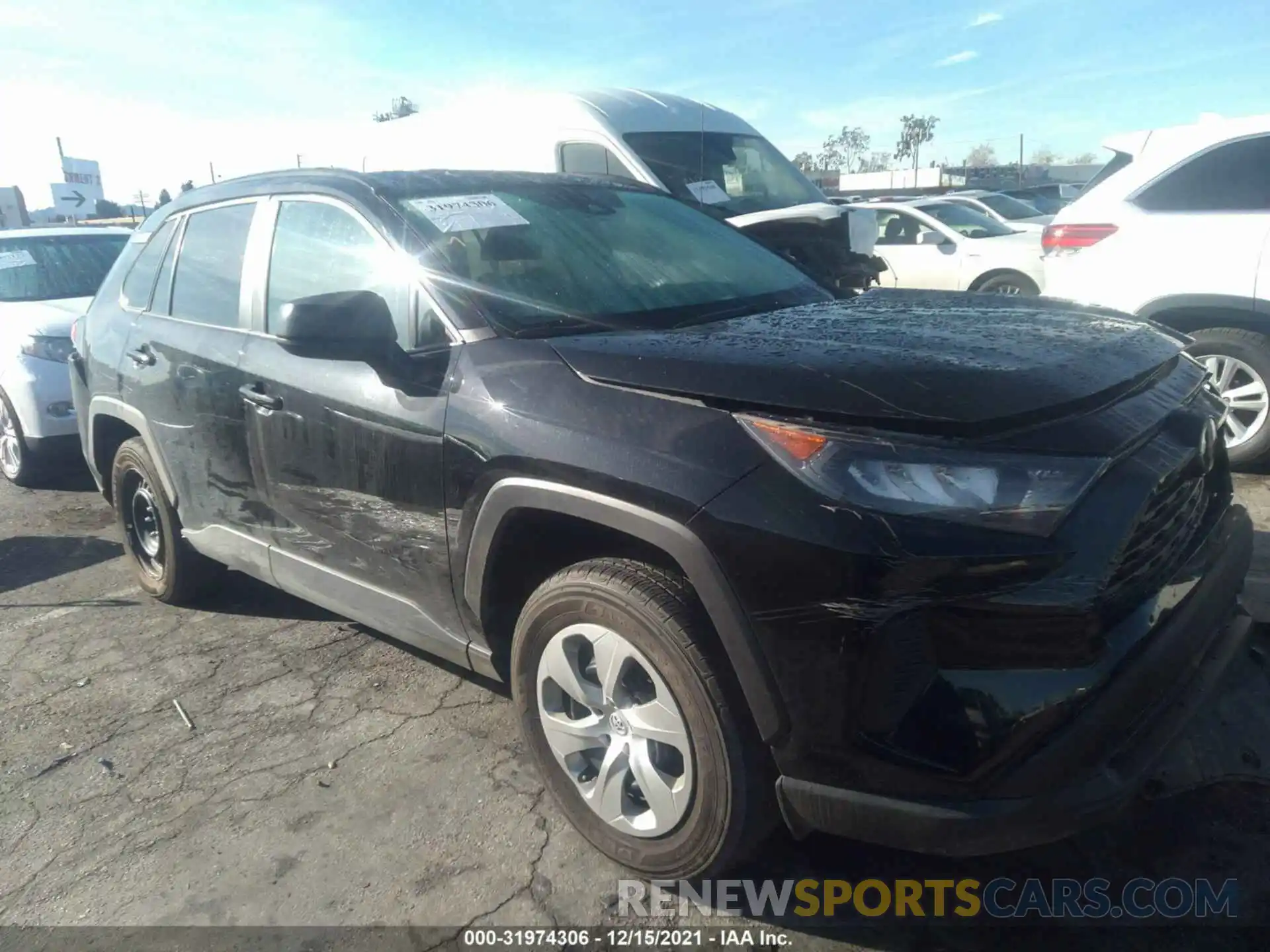 1 Photograph of a damaged car 2T3H1RFVXLC083350 TOYOTA RAV4 2020