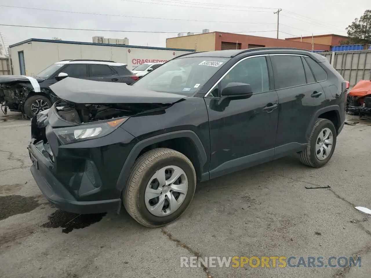 1 Photograph of a damaged car 2T3H1RFVXLW068782 TOYOTA RAV4 2020