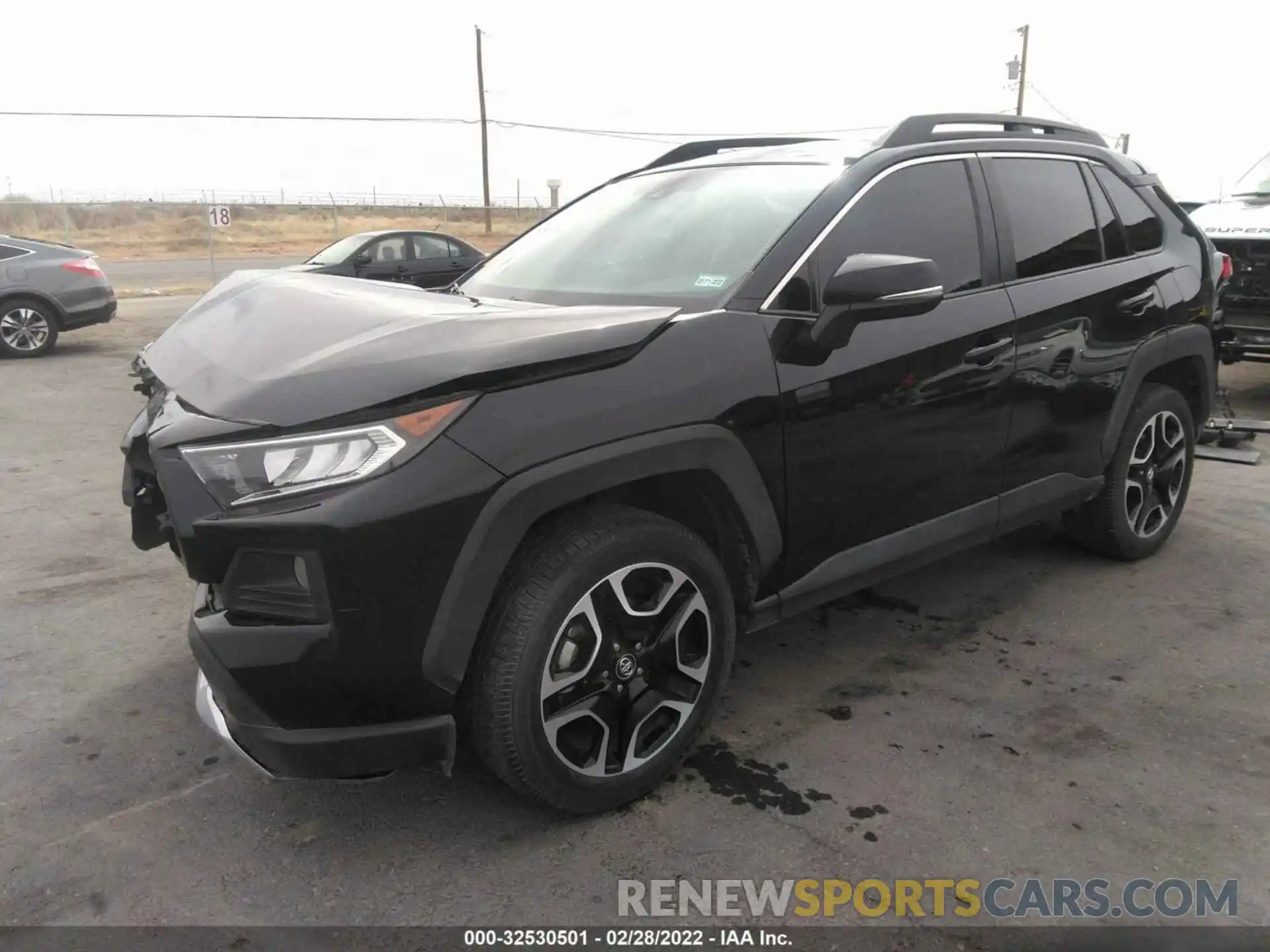 2 Photograph of a damaged car 2T3J1RFV0LC099106 TOYOTA RAV4 2020