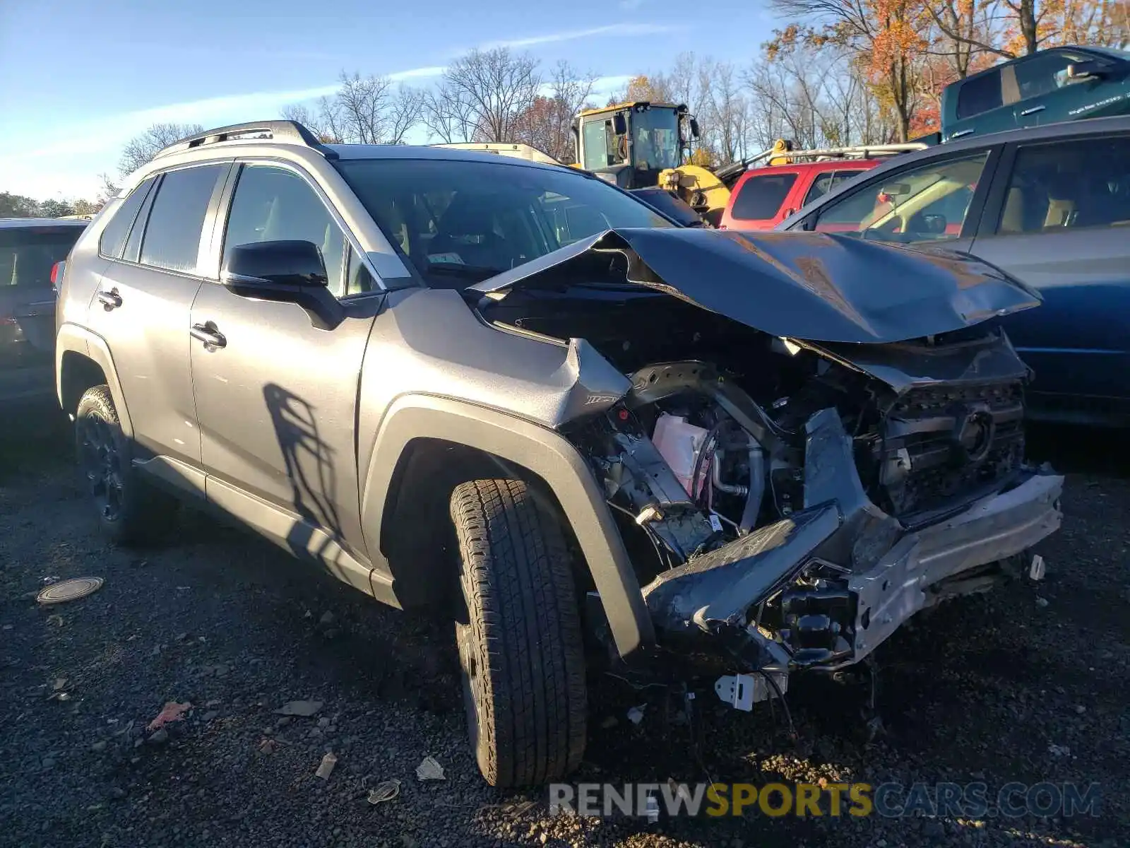 1 Photograph of a damaged car 2T3J1RFV1LC067619 TOYOTA RAV4 2020