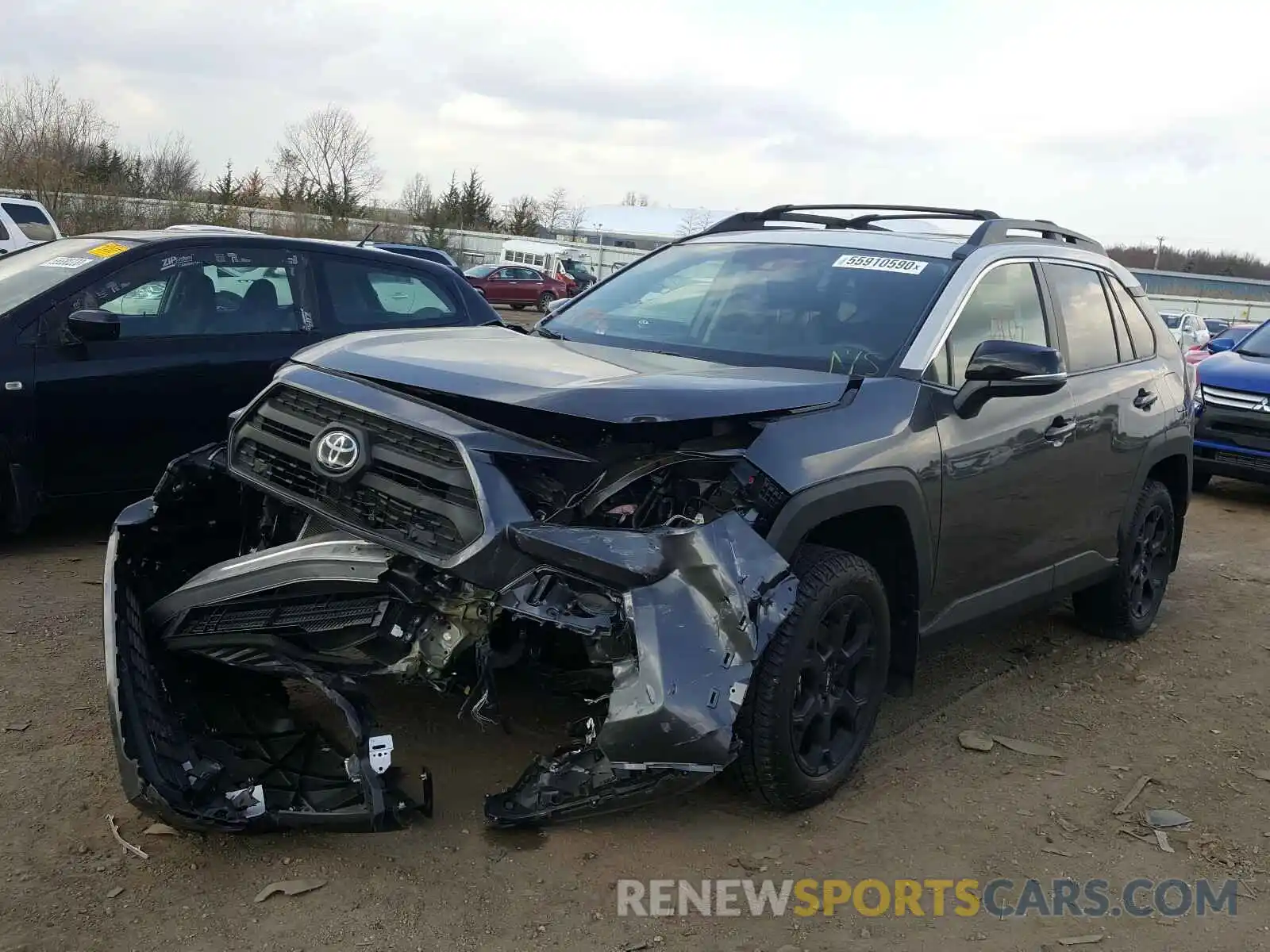 2 Photograph of a damaged car 2T3J1RFV1LC074487 TOYOTA RAV4 2020