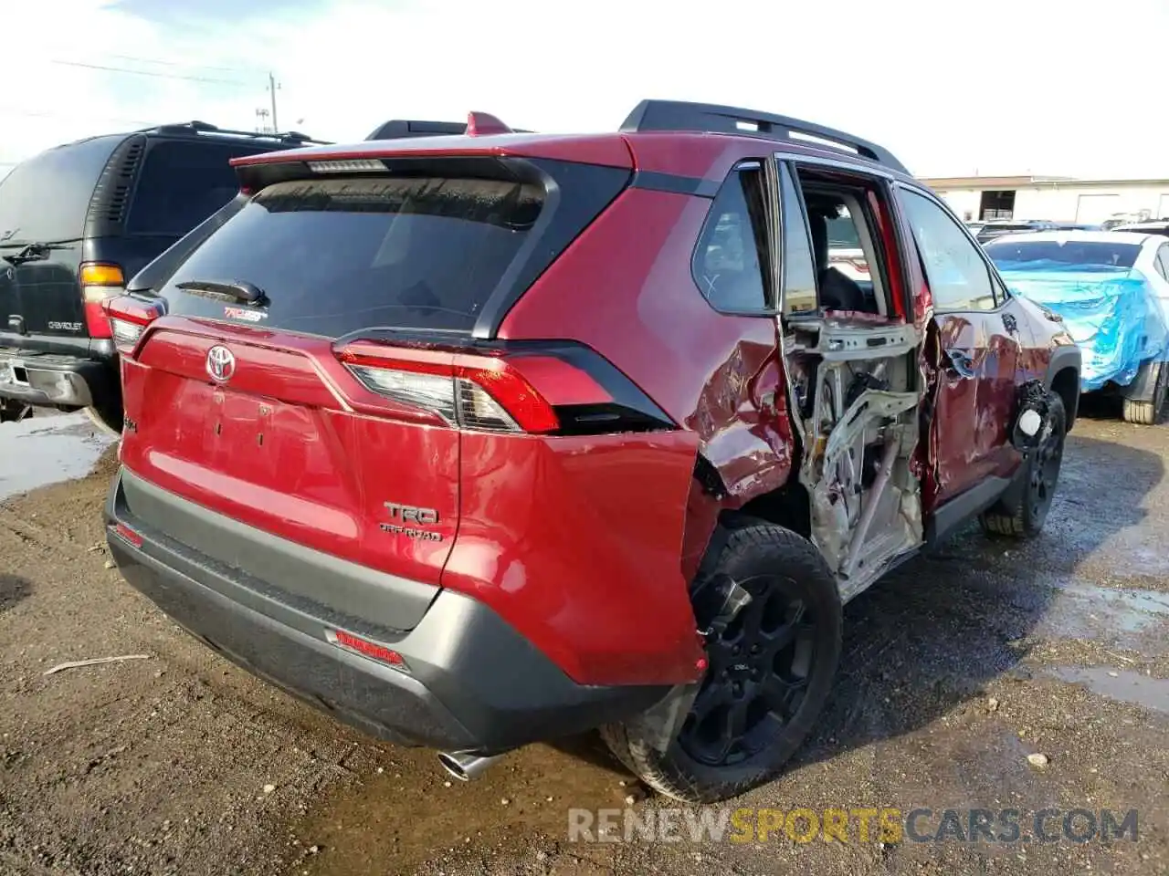 4 Photograph of a damaged car 2T3J1RFV2LC108694 TOYOTA RAV4 2020