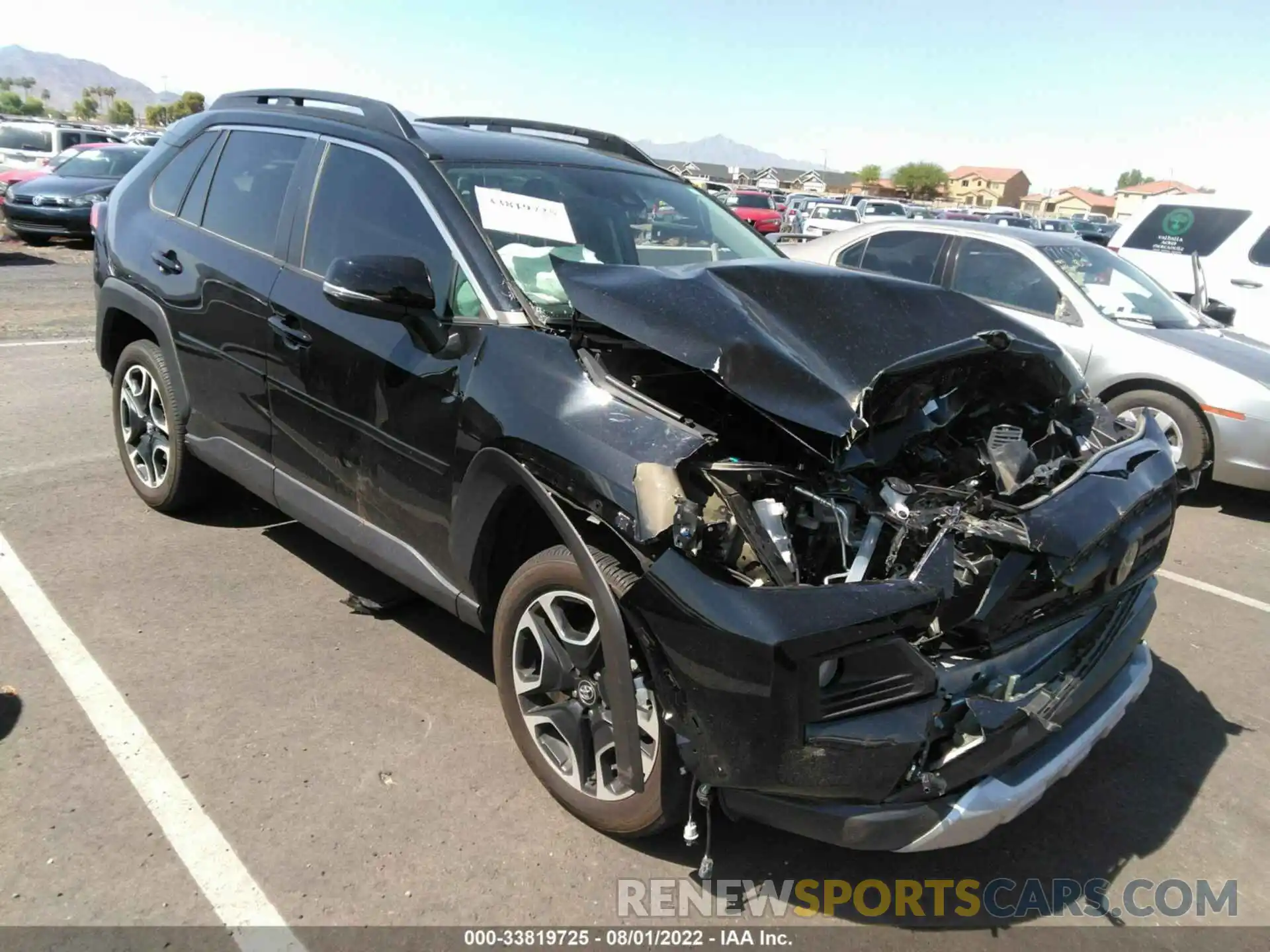 1 Photograph of a damaged car 2T3J1RFV2LC121252 TOYOTA RAV4 2020