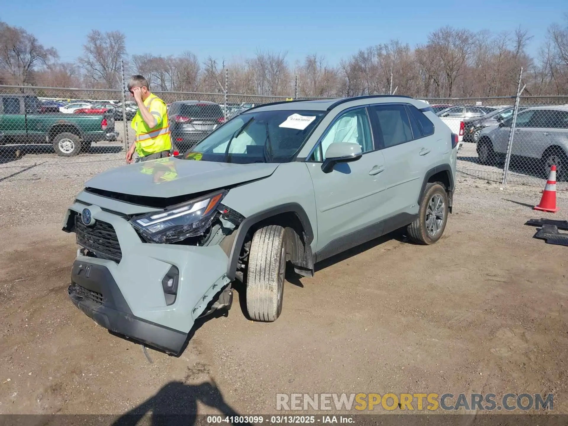 2 Photograph of a damaged car 2T3J1RFV4LC087766 TOYOTA RAV4 2020