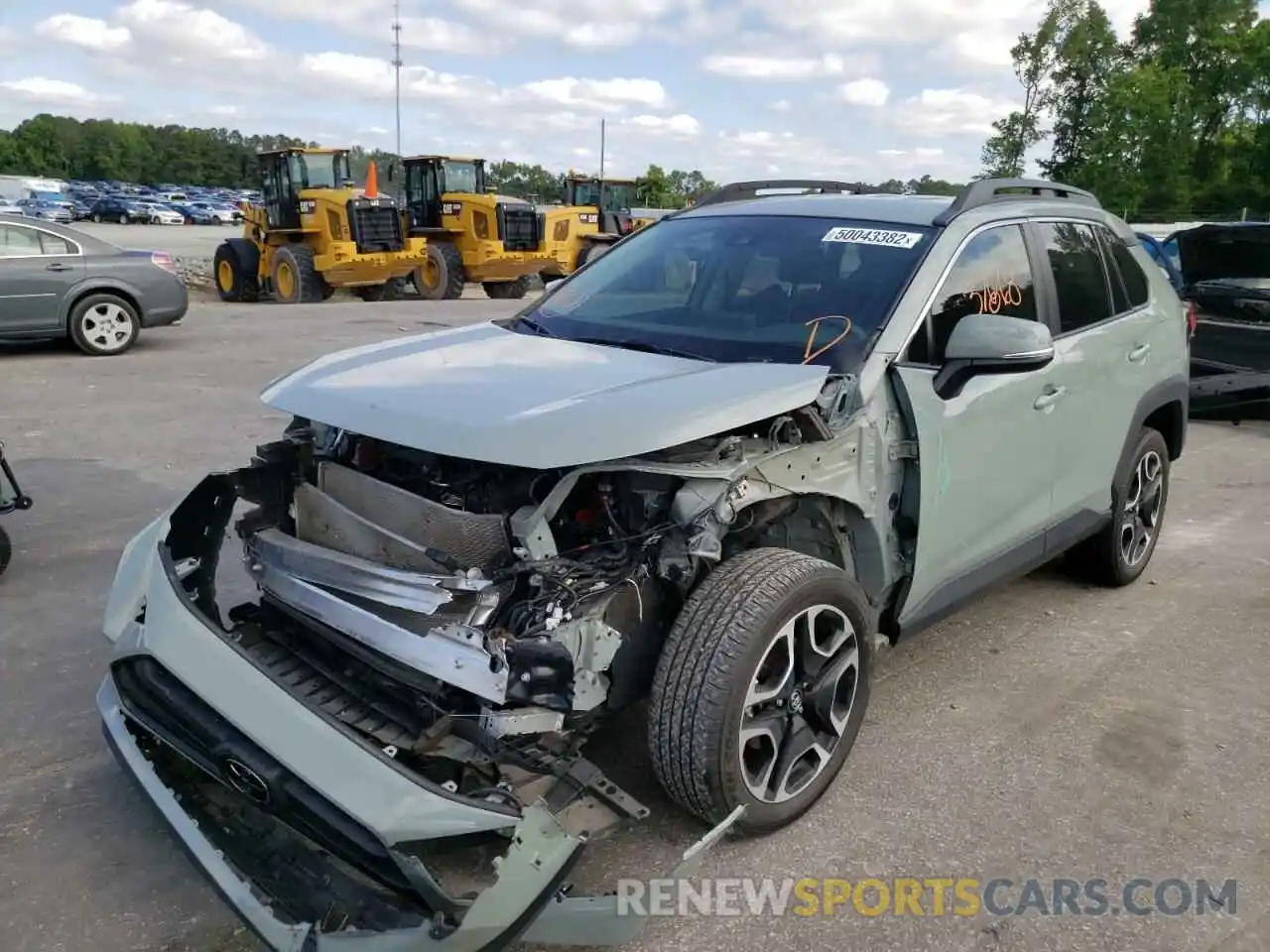 2 Photograph of a damaged car 2T3J1RFV5LC108611 TOYOTA RAV4 2020