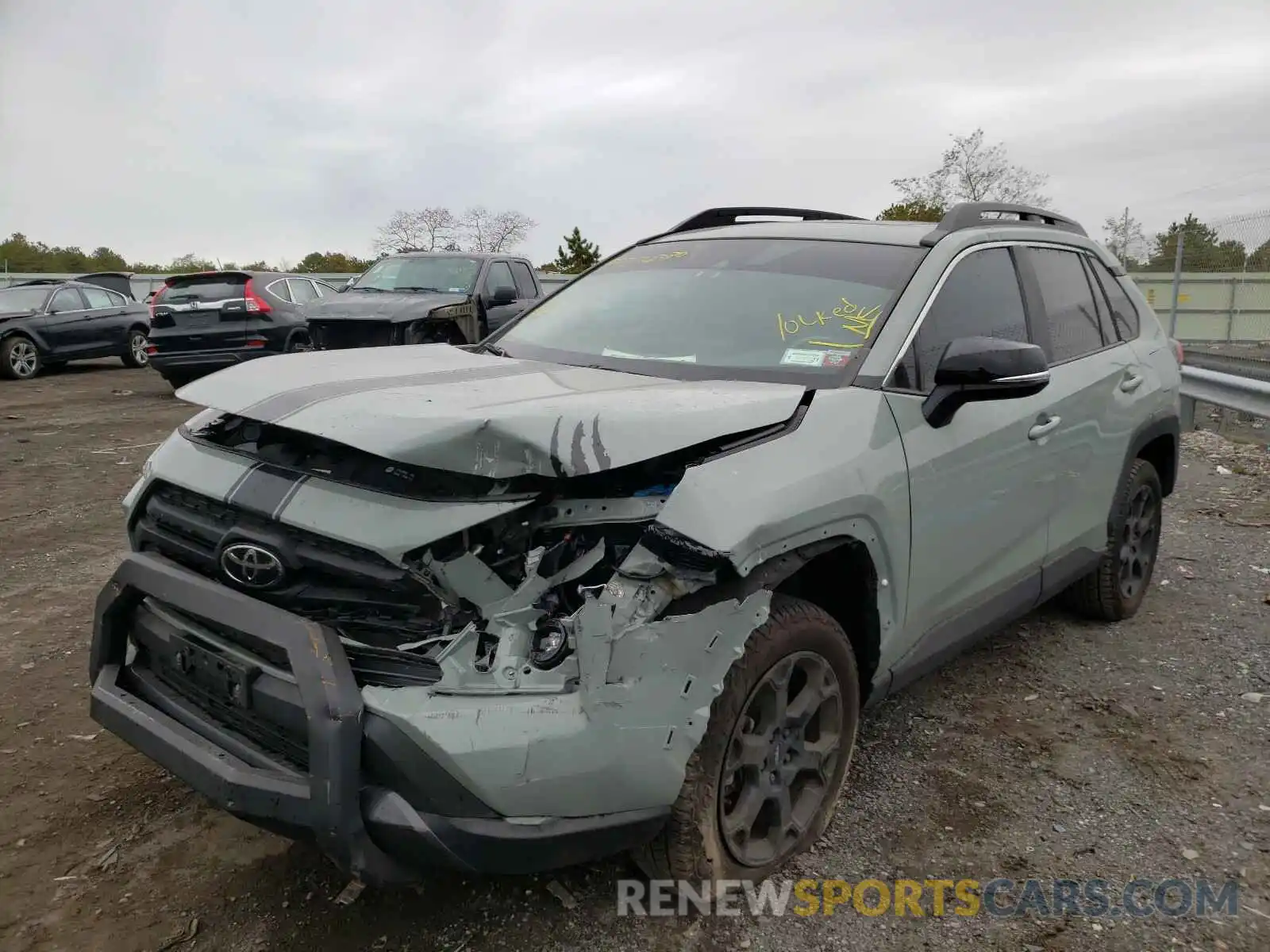 2 Photograph of a damaged car 2T3J1RFV6LC072590 TOYOTA RAV4 2020