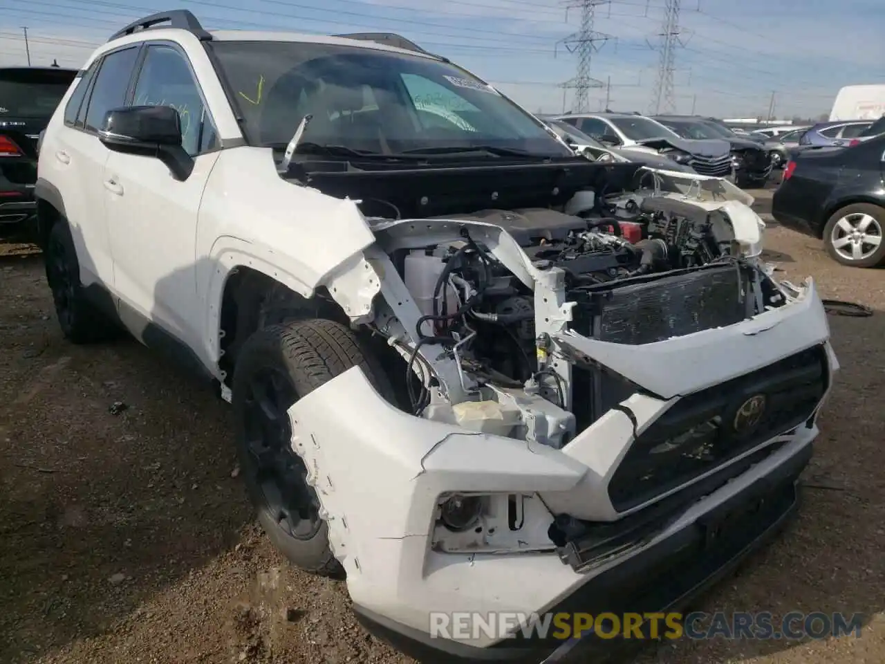 1 Photograph of a damaged car 2T3J1RFV6LC080754 TOYOTA RAV4 2020