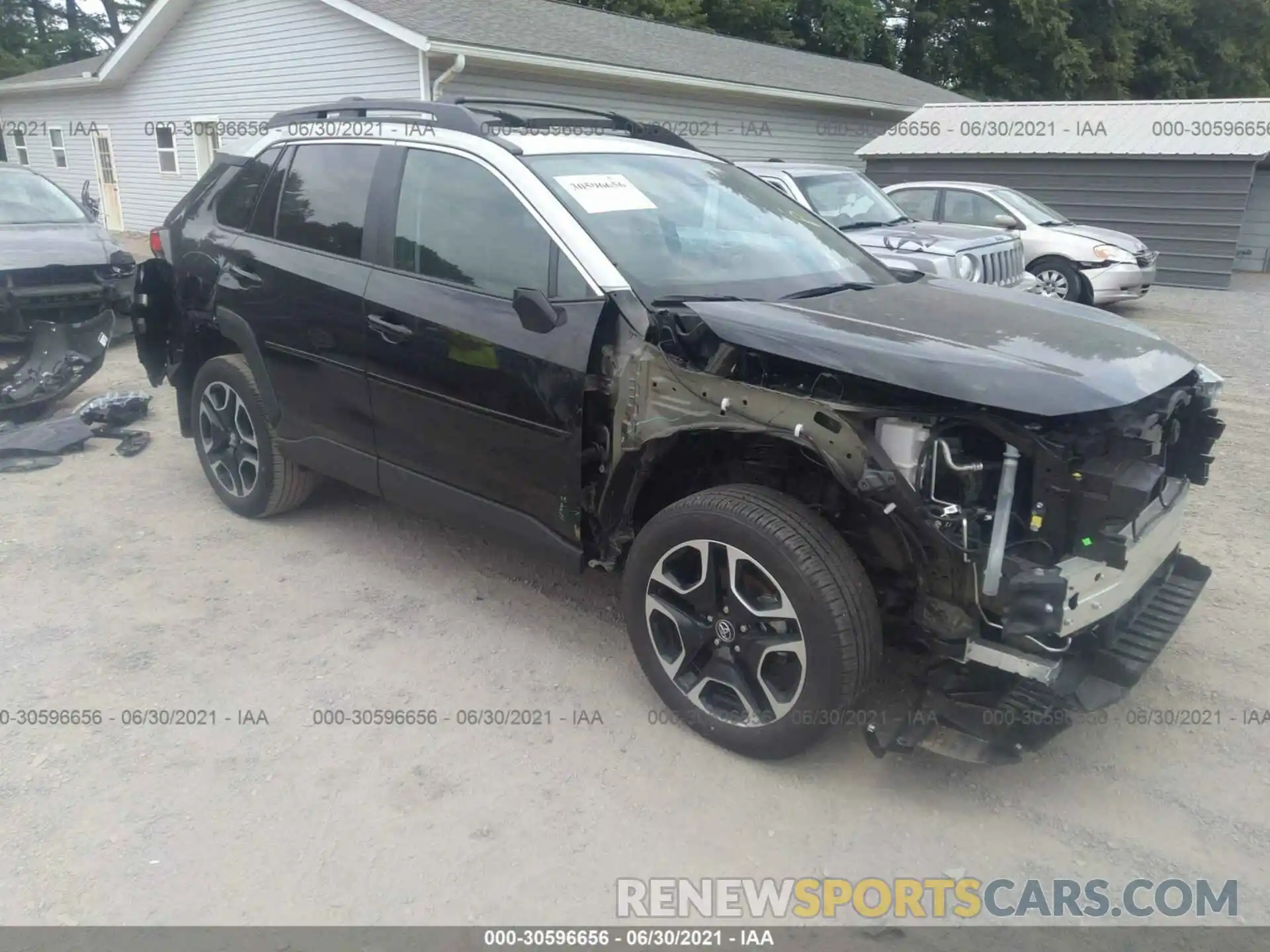 1 Photograph of a damaged car 2T3J1RFV6LC130469 TOYOTA RAV4 2020