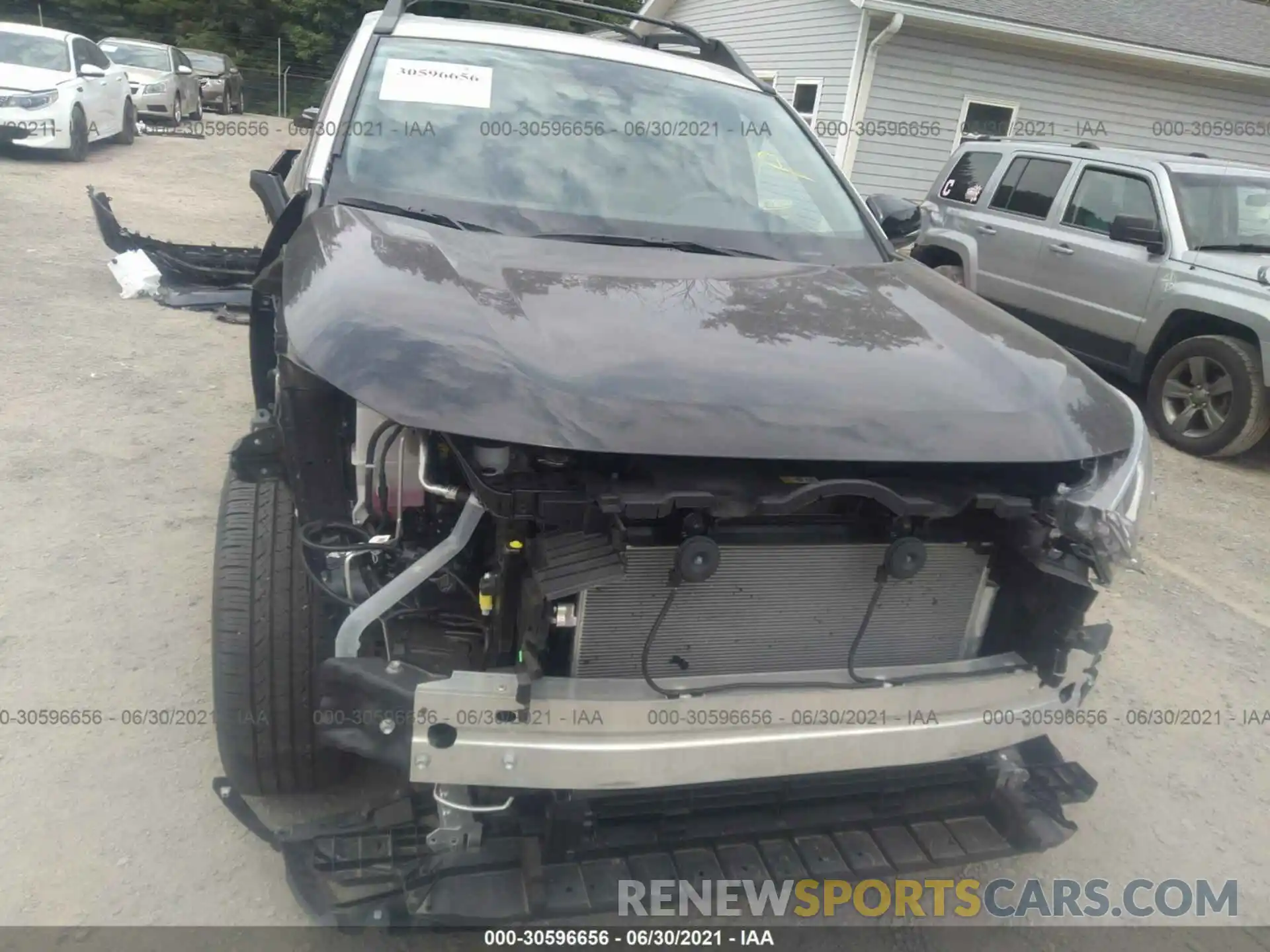 6 Photograph of a damaged car 2T3J1RFV6LC130469 TOYOTA RAV4 2020