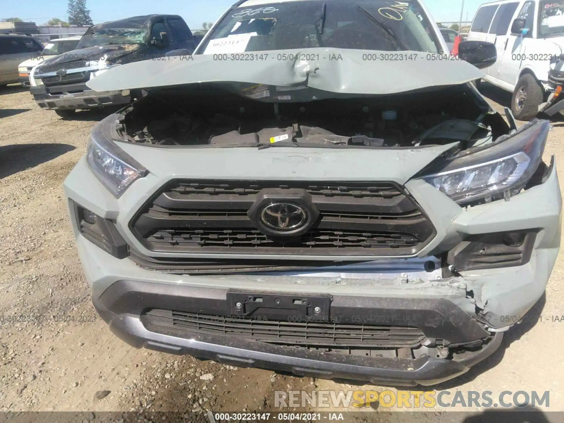 6 Photograph of a damaged car 2T3J1RFV7LC073750 TOYOTA RAV4 2020