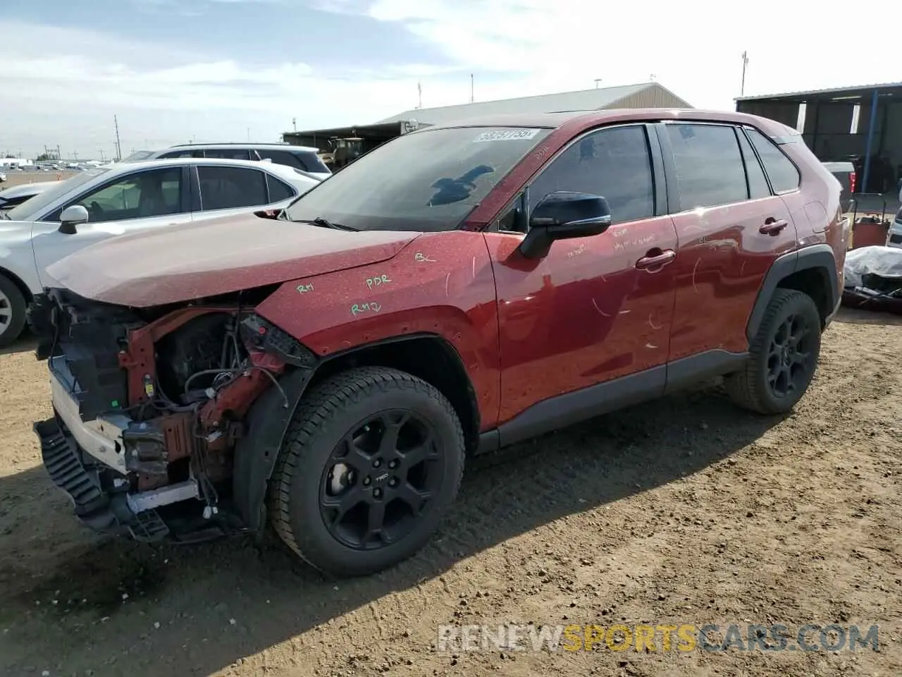 1 Photograph of a damaged car 2T3J1RFV7LC075532 TOYOTA RAV4 2020