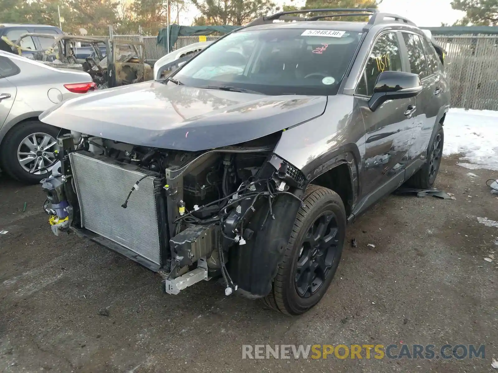 2 Photograph of a damaged car 2T3J1RFV7LC076325 TOYOTA RAV4 2020