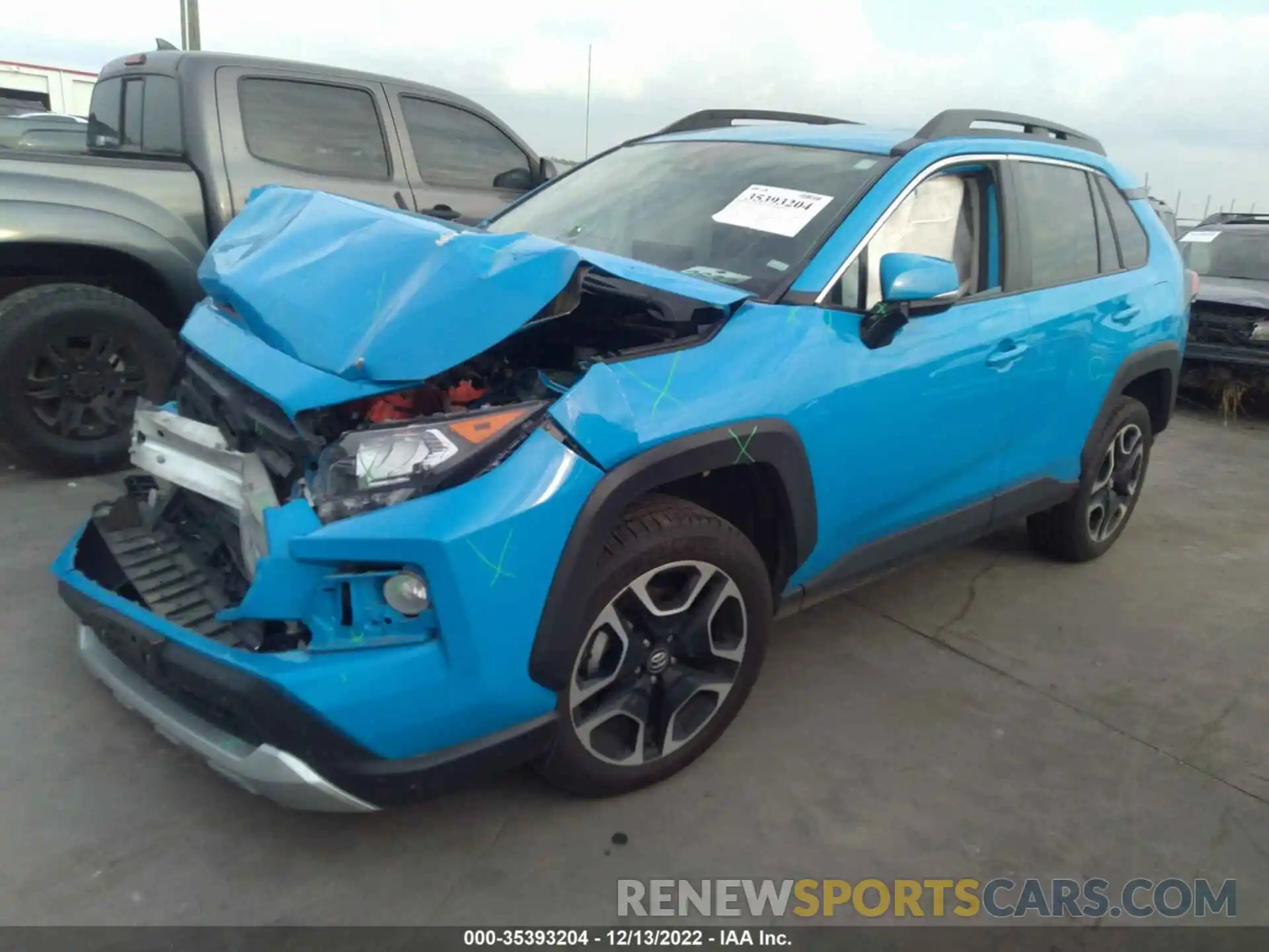 2 Photograph of a damaged car 2T3J1RFV7LC088863 TOYOTA RAV4 2020