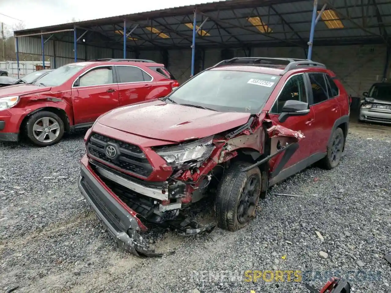 2 Photograph of a damaged car 2T3J1RFV7LC101045 TOYOTA RAV4 2020