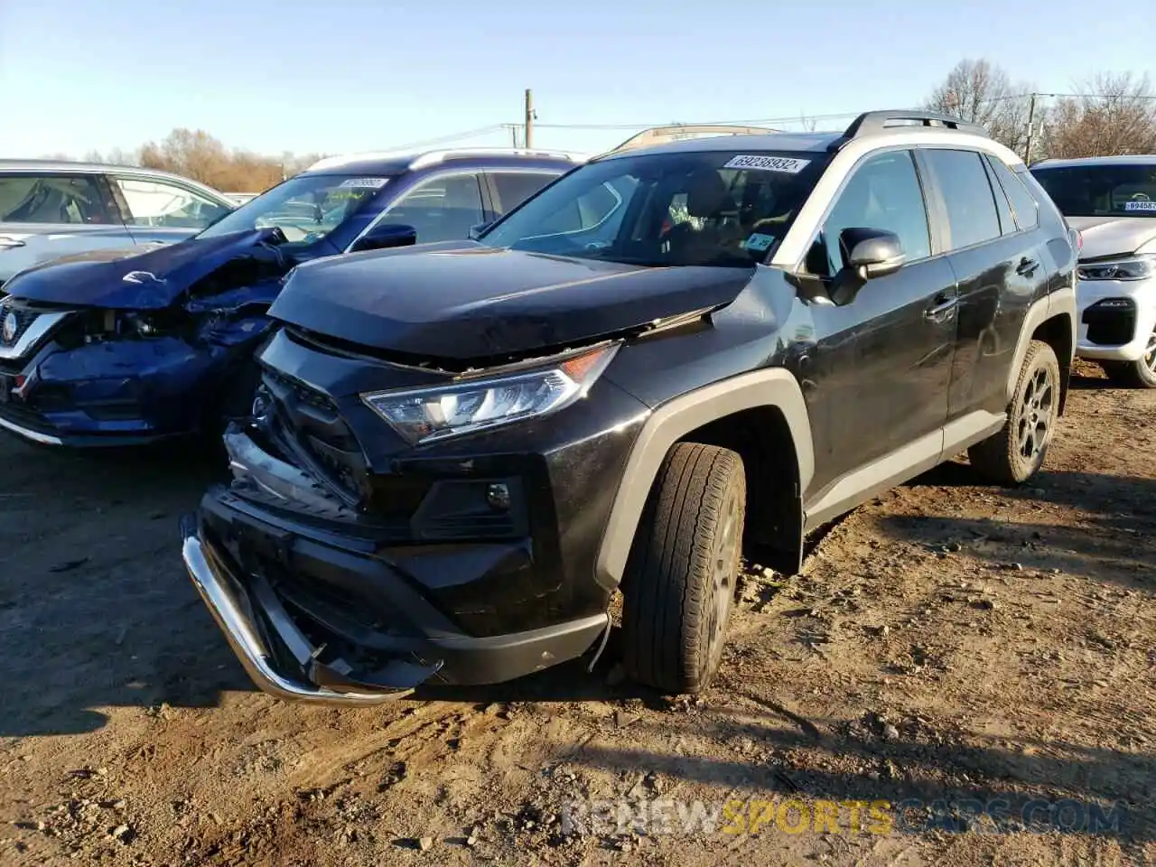 1 Photograph of a damaged car 2T3J1RFV8LC098110 TOYOTA RAV4 2020