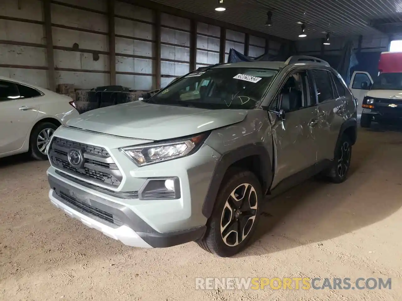 2 Photograph of a damaged car 2T3J1RFV8LC102043 TOYOTA RAV4 2020