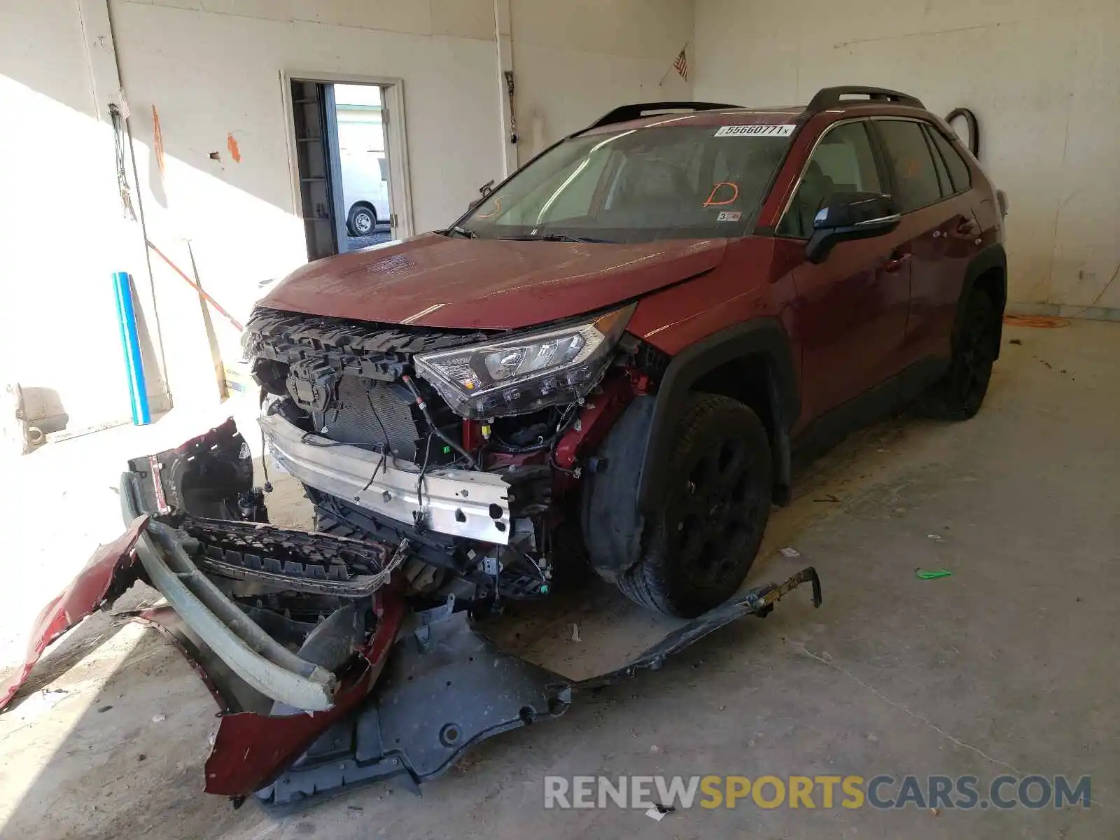 2 Photograph of a damaged car 2T3J1RFV8LC107422 TOYOTA RAV4 2020