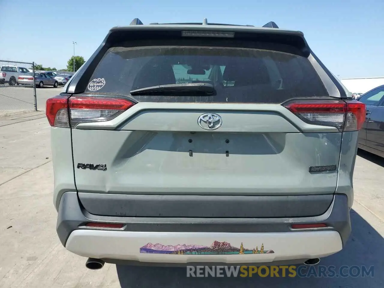 6 Photograph of a damaged car 2T3J1RFV8LC108327 TOYOTA RAV4 2020