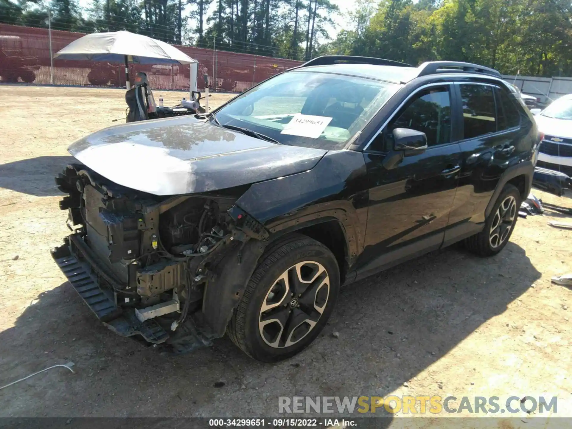 2 Photograph of a damaged car 2T3J1RFV9LC093949 TOYOTA RAV4 2020