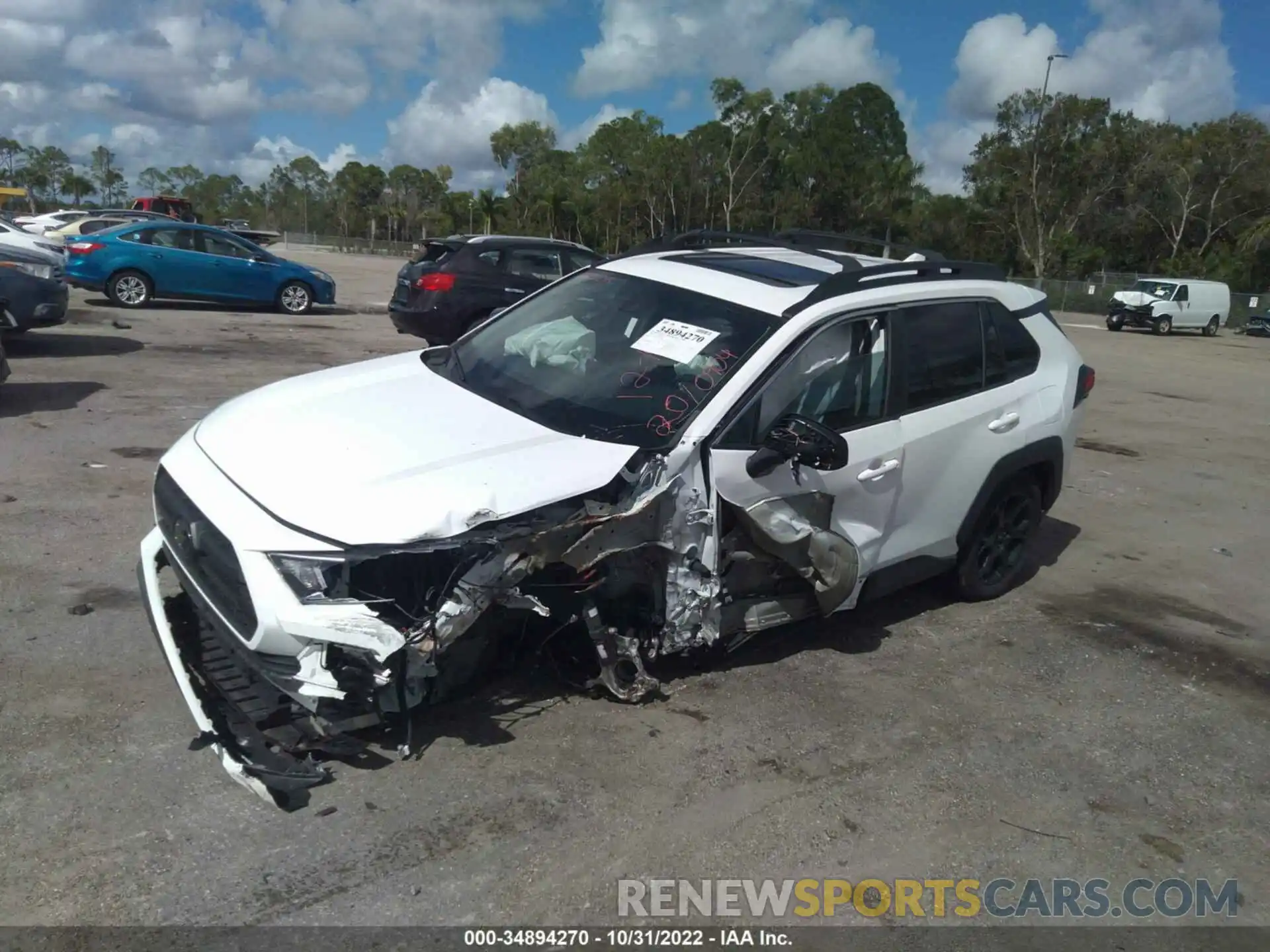 2 Photograph of a damaged car 2T3J1RFVXLC080904 TOYOTA RAV4 2020