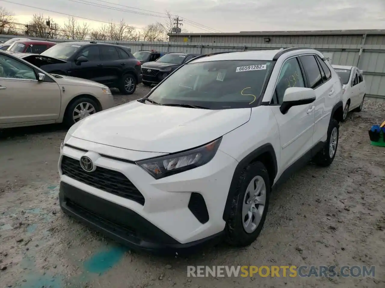 2 Photograph of a damaged car 2T3K1RFV0LC060987 TOYOTA RAV4 2020