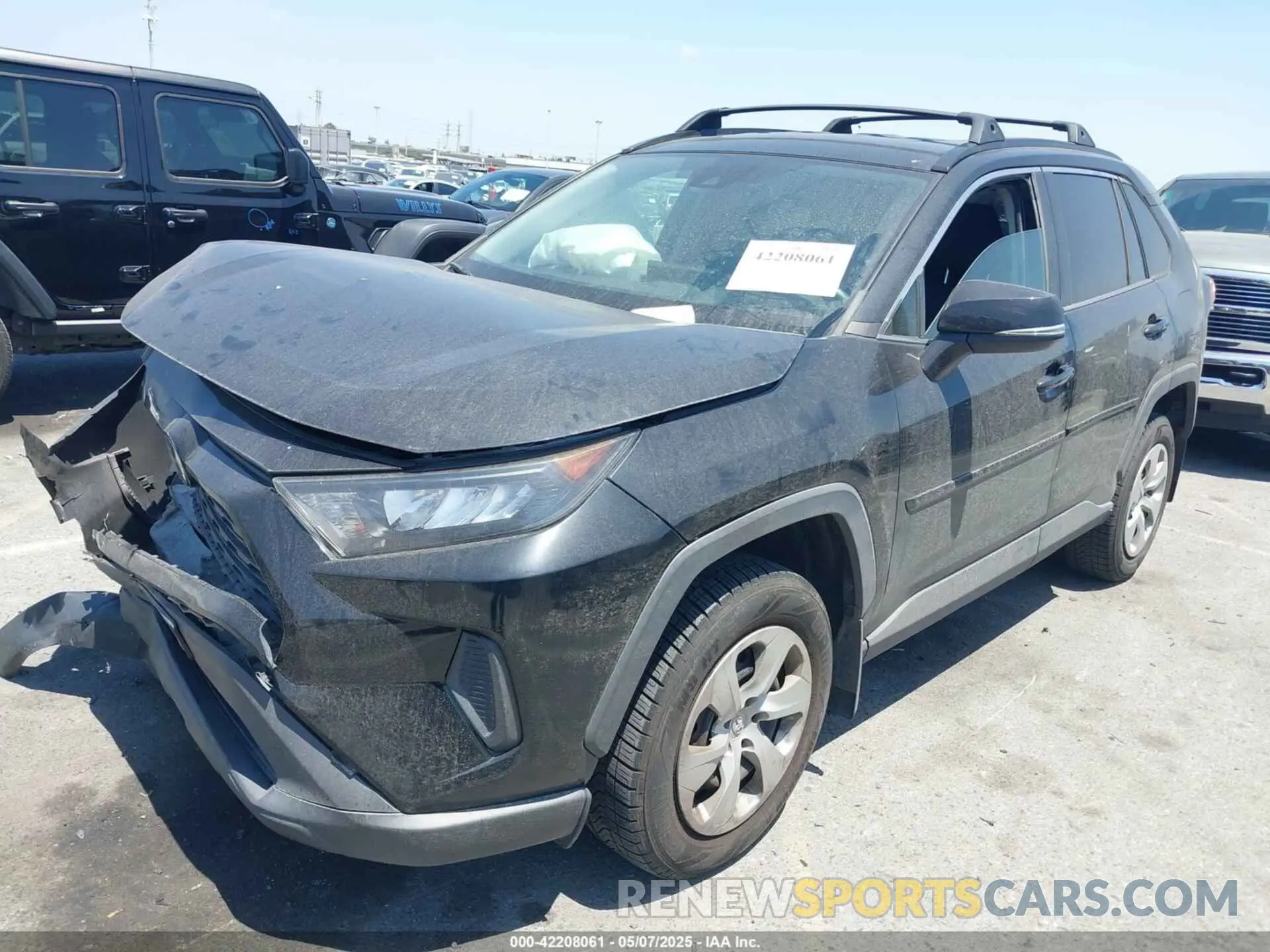 2 Photograph of a damaged car 2T3K1RFV0LW064469 TOYOTA RAV4 2020