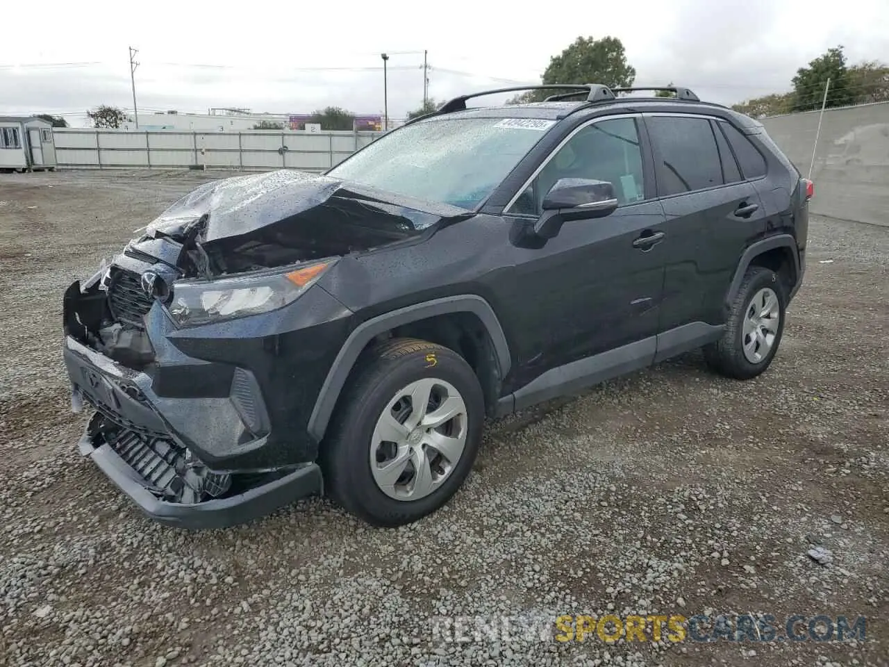 1 Photograph of a damaged car 2T3K1RFV0LW085581 TOYOTA RAV4 2020