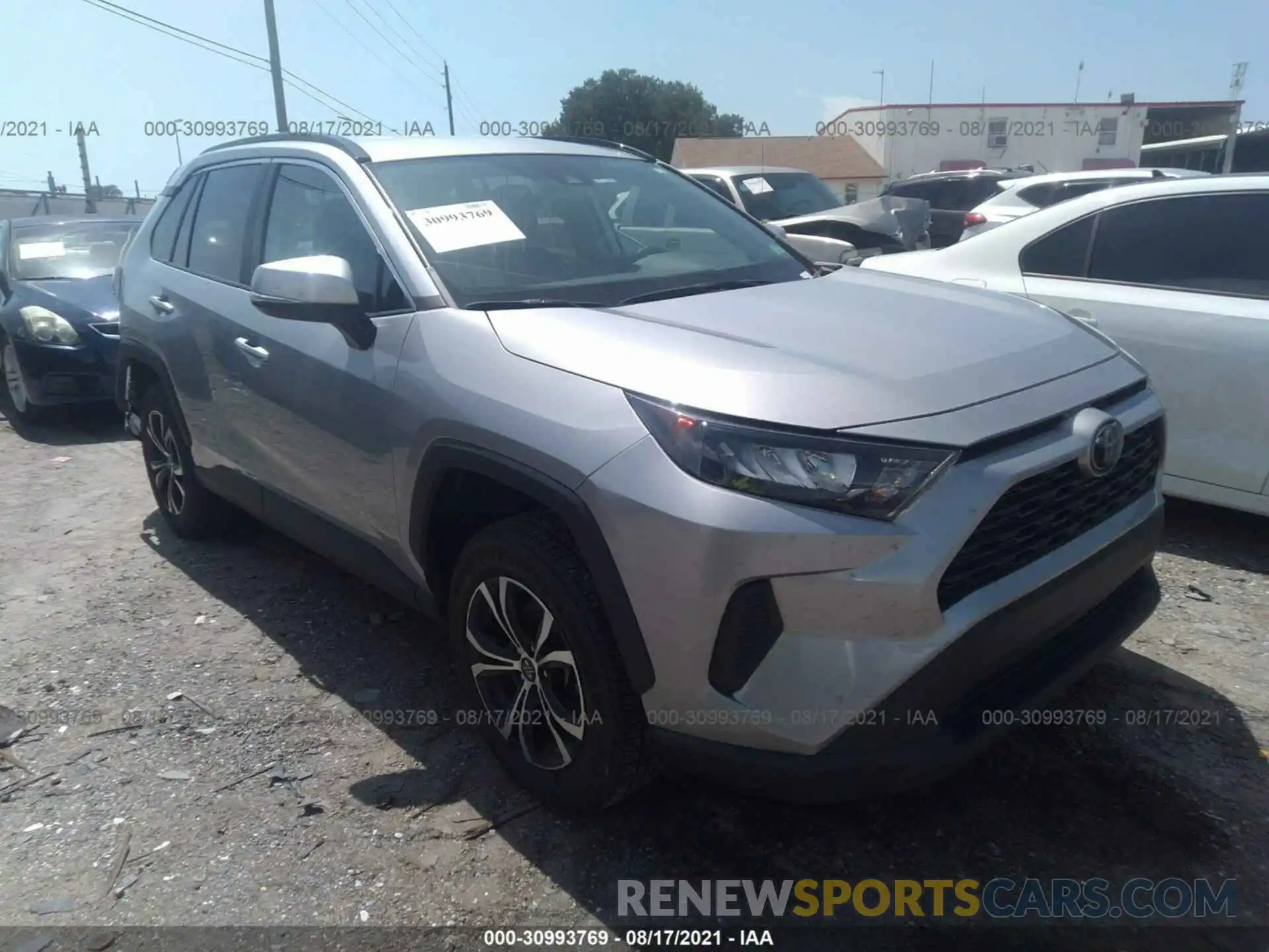 1 Photograph of a damaged car 2T3K1RFV1LC039579 TOYOTA RAV4 2020