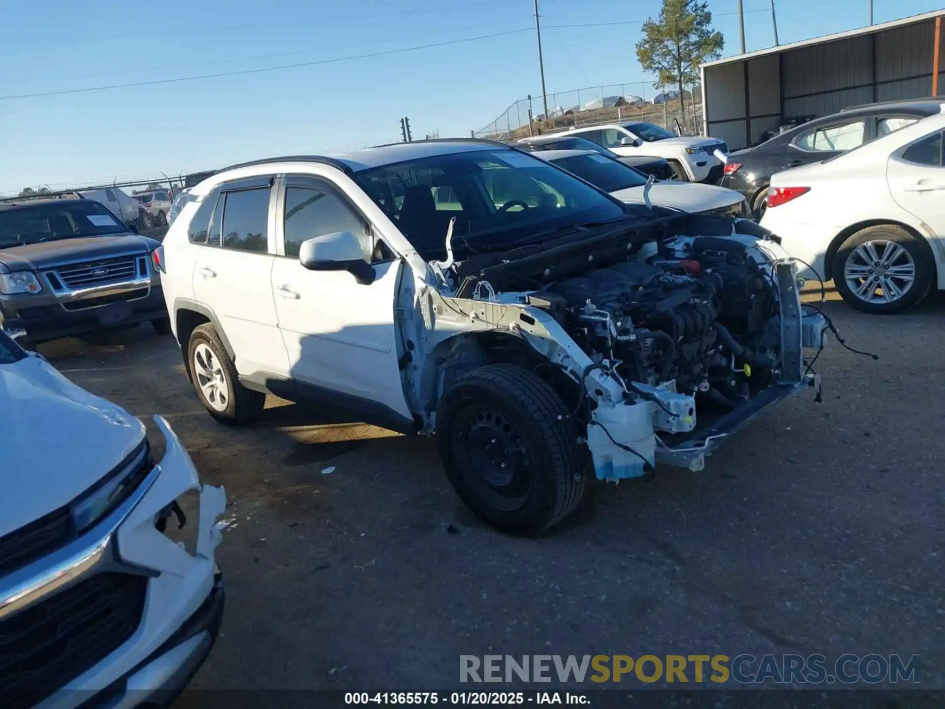 1 Photograph of a damaged car 2T3K1RFV1LC061534 TOYOTA RAV4 2020