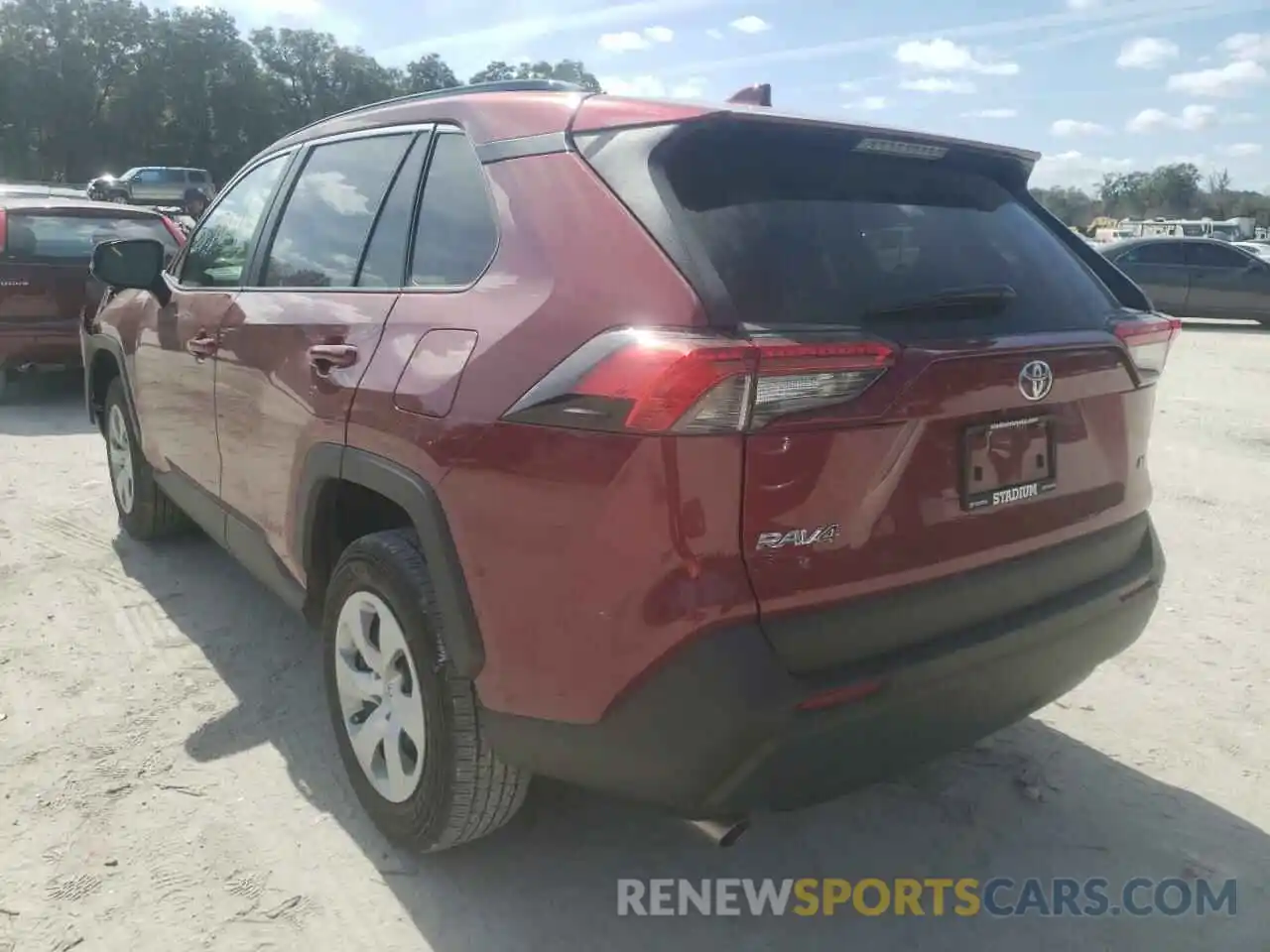 3 Photograph of a damaged car 2T3K1RFV3LC066332 TOYOTA RAV4 2020