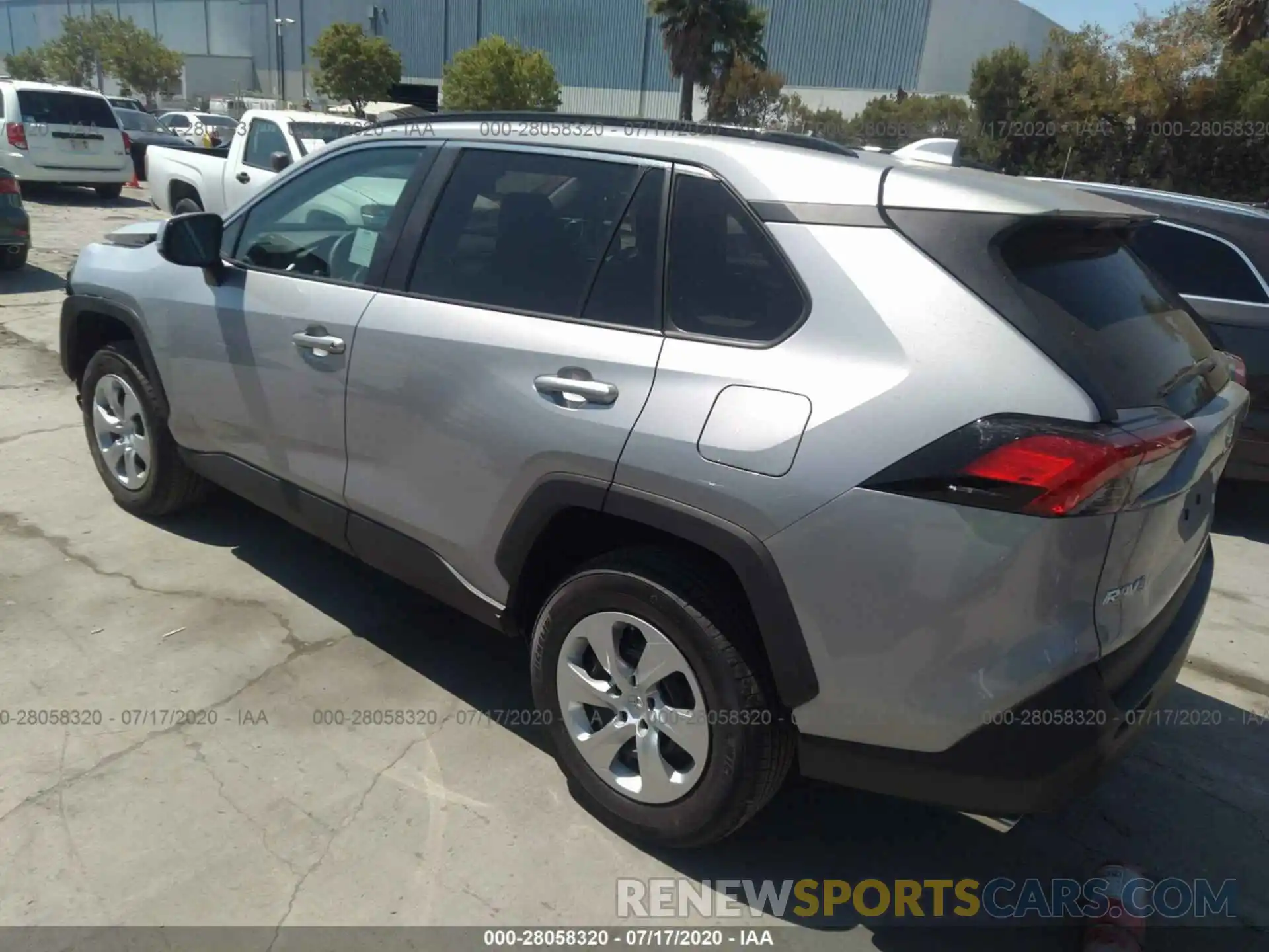 3 Photograph of a damaged car 2T3K1RFV3LW079371 TOYOTA RAV4 2020