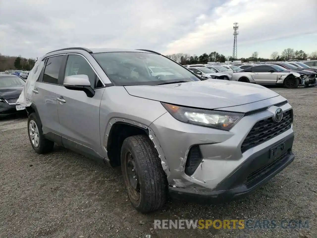 1 Photograph of a damaged car 2T3K1RFV3LW090998 TOYOTA RAV4 2020