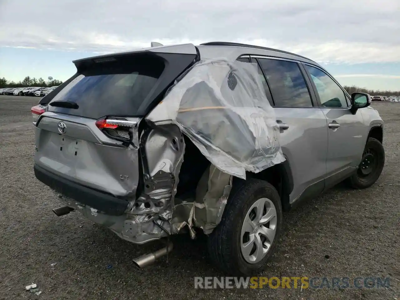 4 Photograph of a damaged car 2T3K1RFV3LW090998 TOYOTA RAV4 2020