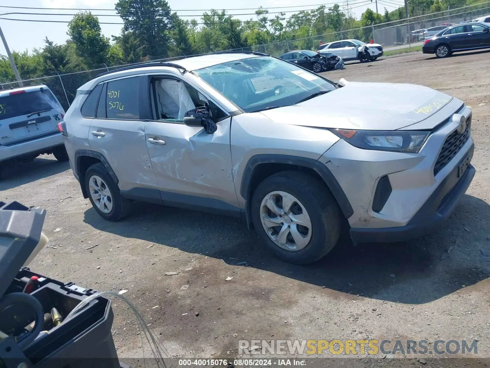 1 Photograph of a damaged car 2T3K1RFV3LW097658 TOYOTA RAV4 2020
