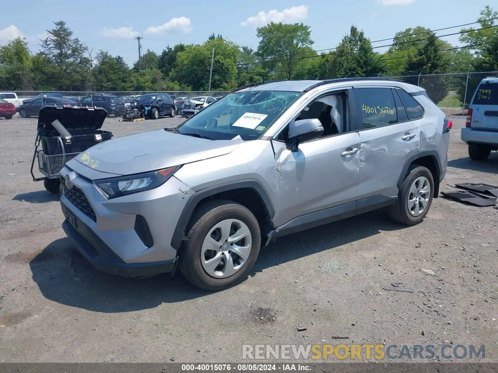 2 Photograph of a damaged car 2T3K1RFV3LW097658 TOYOTA RAV4 2020