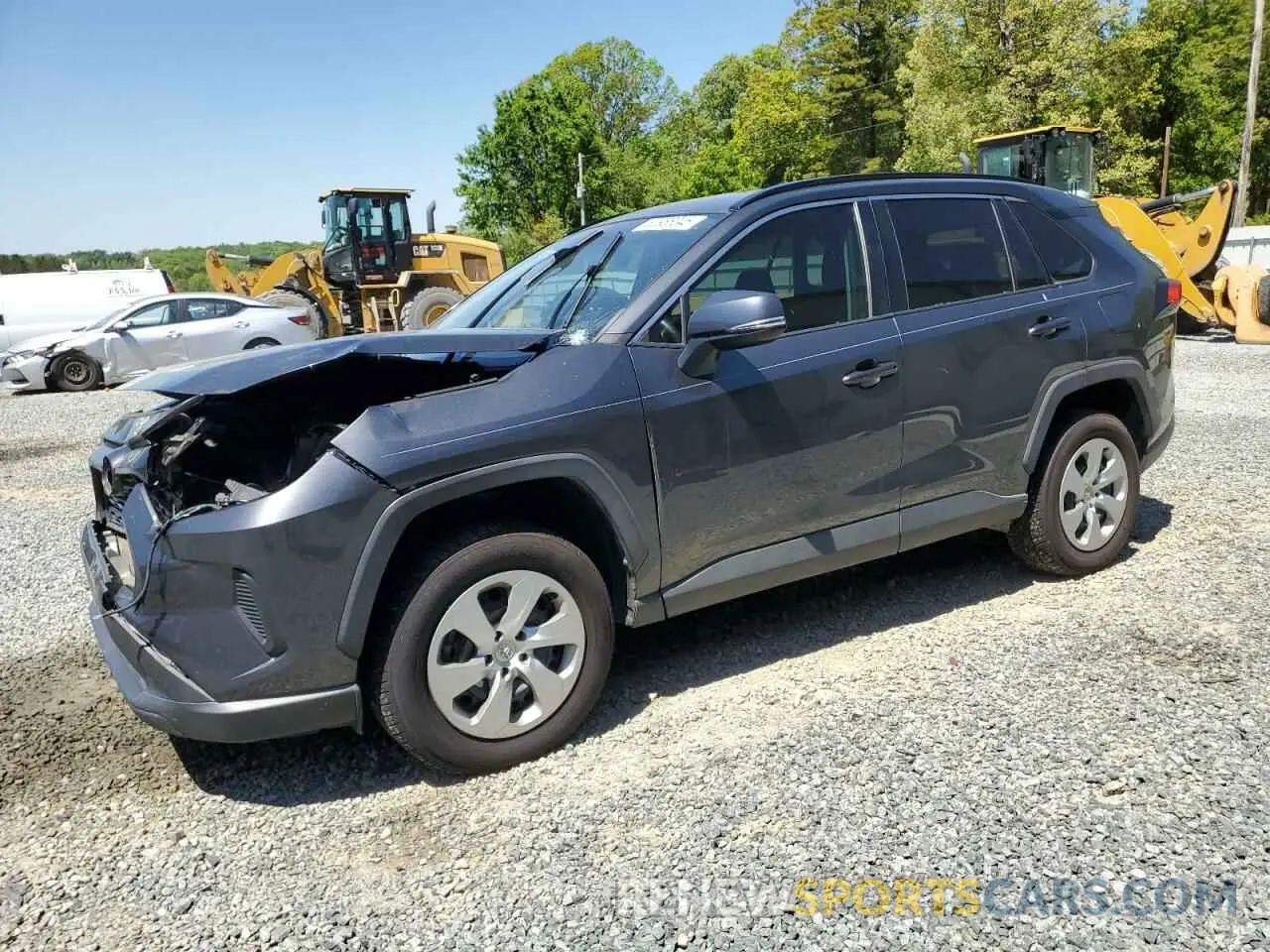 1 Photograph of a damaged car 2T3K1RFV4LC055548 TOYOTA RAV4 2020