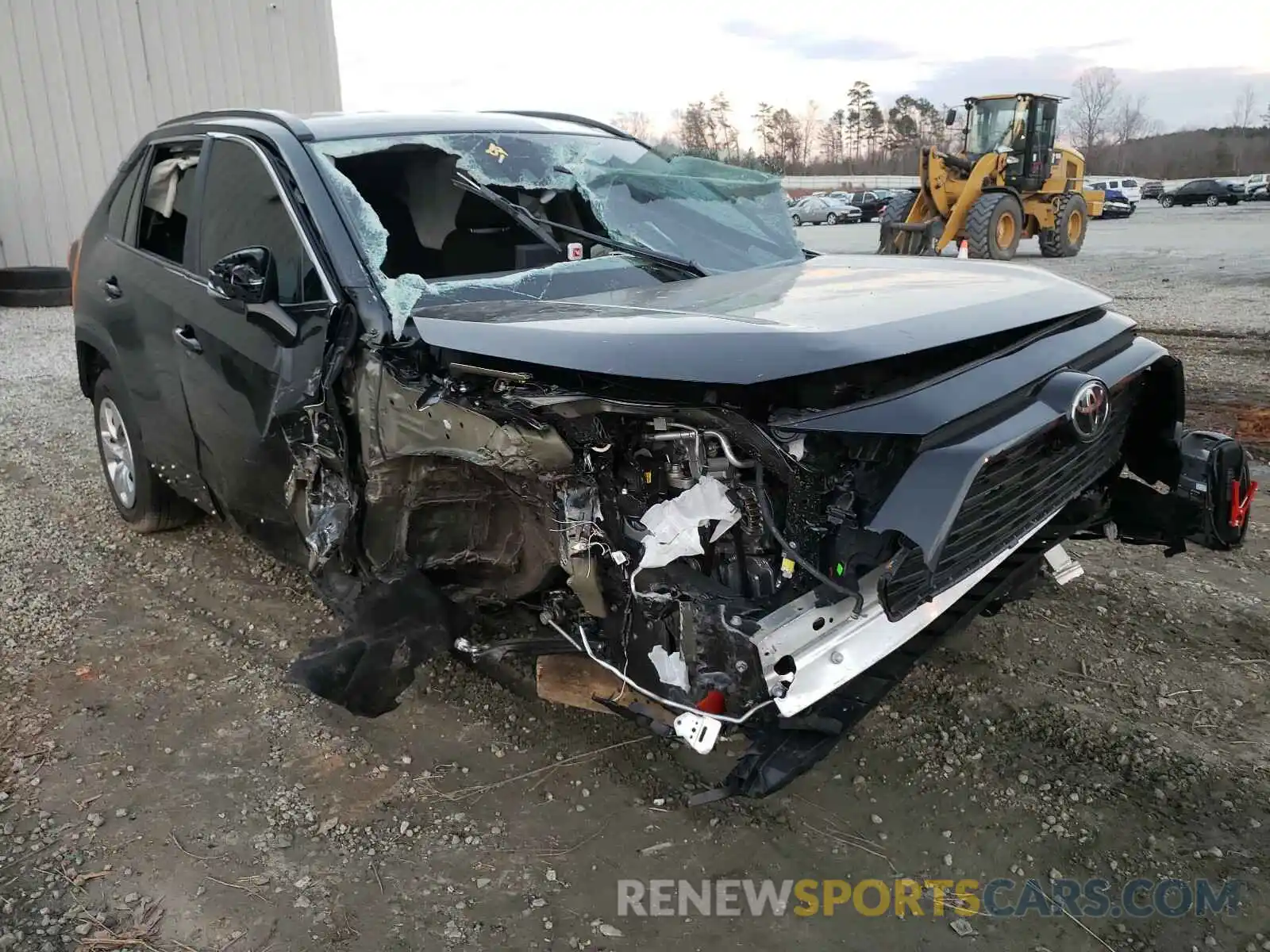 1 Photograph of a damaged car 2T3K1RFV4LC079445 TOYOTA RAV4 2020