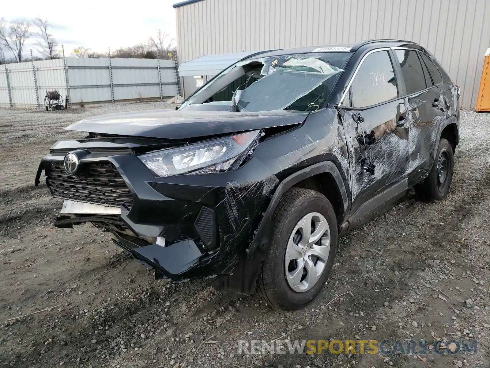 2 Photograph of a damaged car 2T3K1RFV4LC079445 TOYOTA RAV4 2020